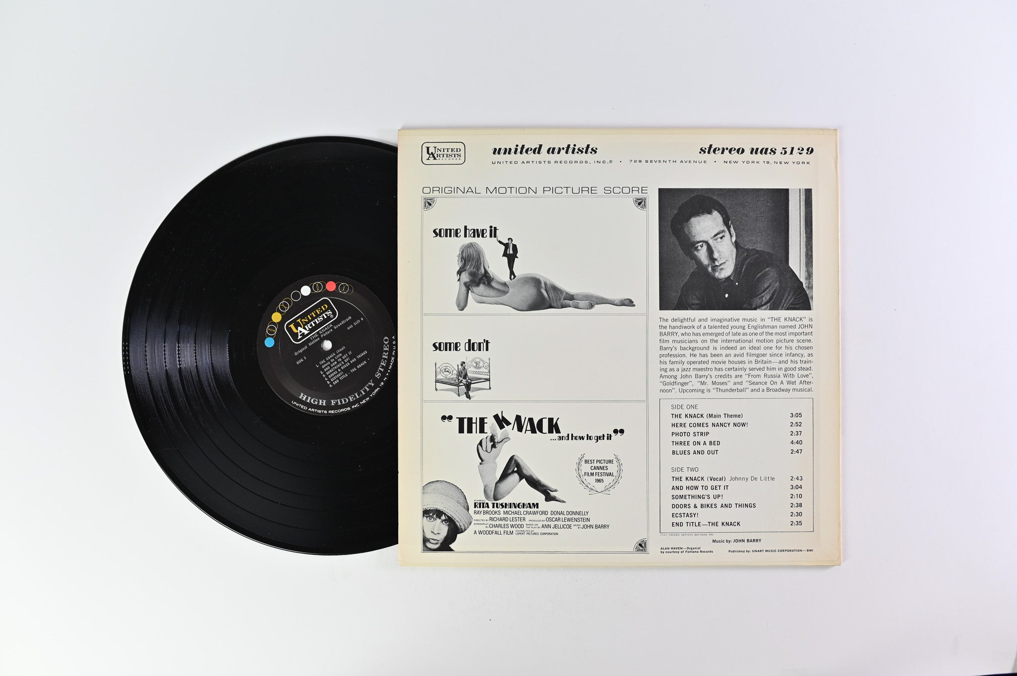 John Barry - The Knack...And How To Get It (Soundtrack) on United Artists Records