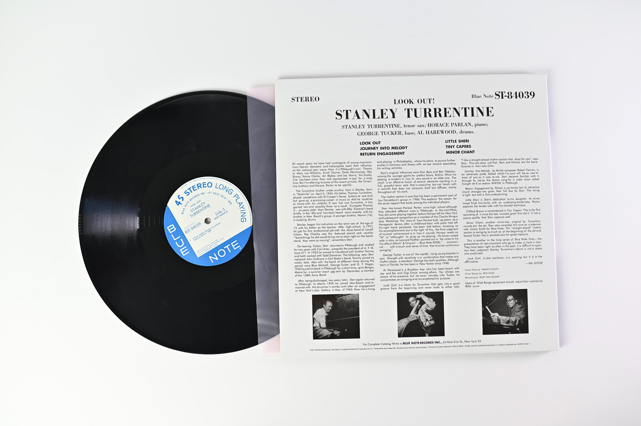 Stanley Turrentine - Look Out! on Blue Note Music Matters Ltd 45 RPM Reissue