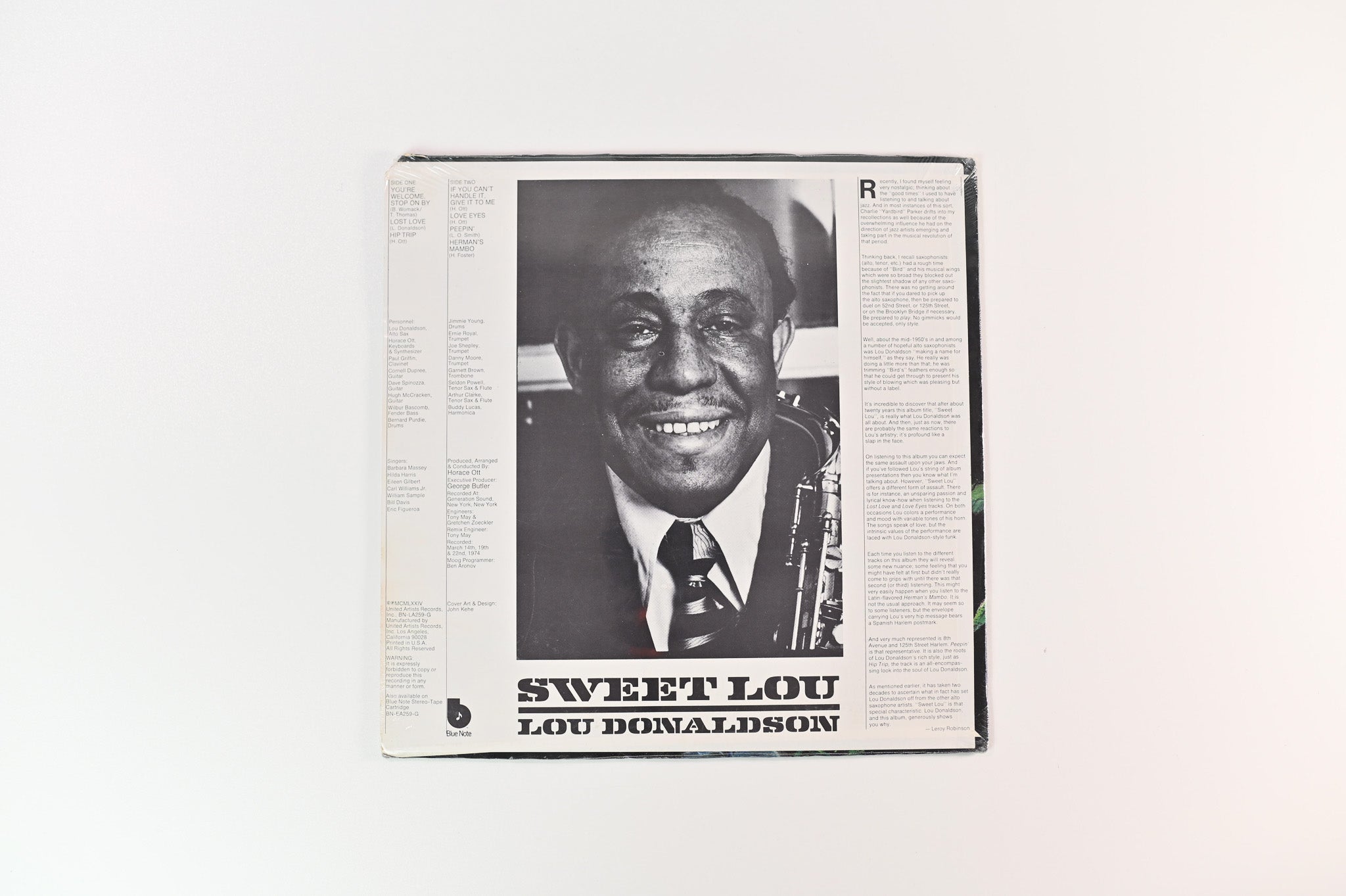 Lou Donaldson - Sweet Lou on Blue Note Sealed