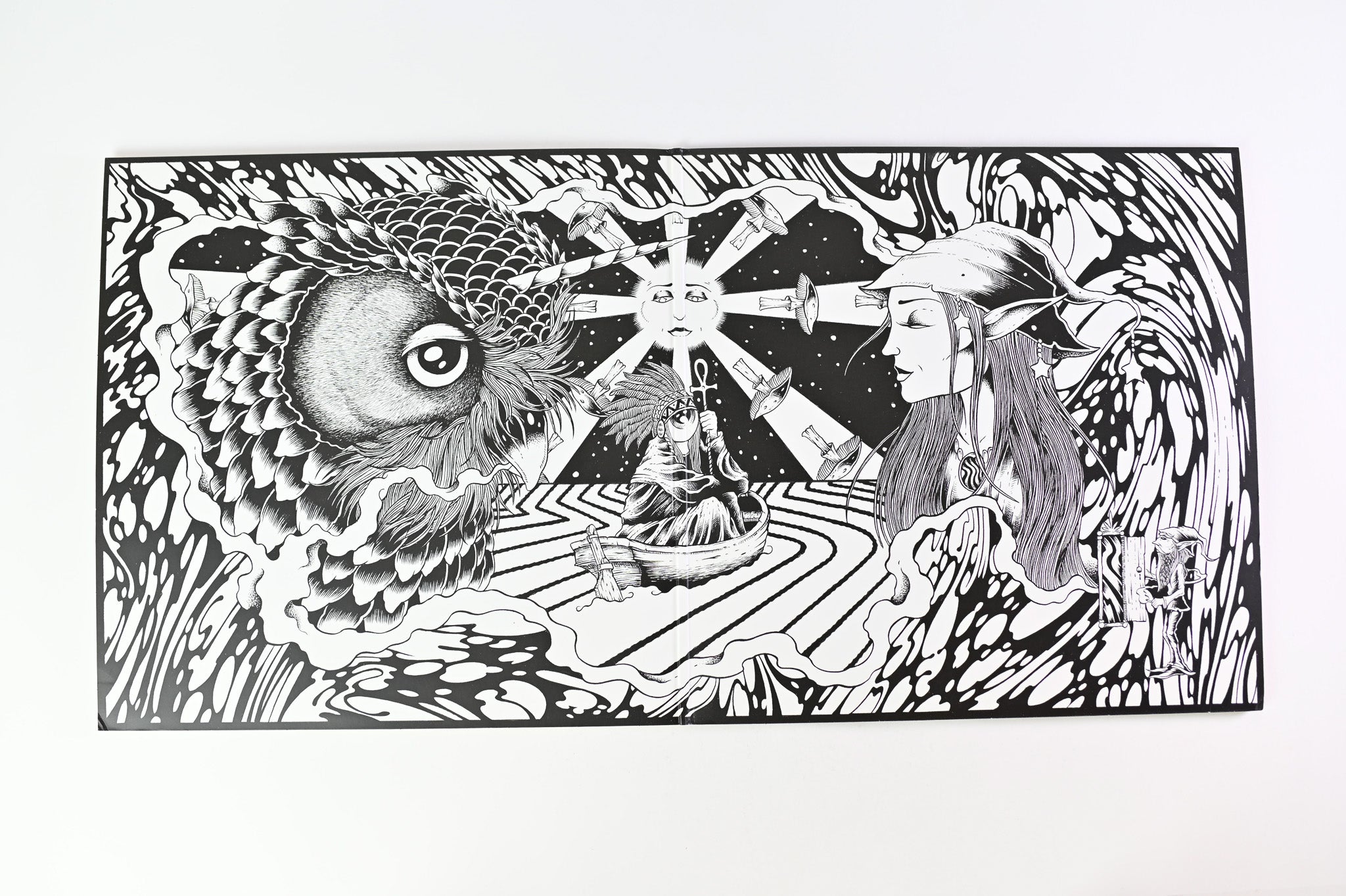 The Chris Robinson Brotherhood - The Magic Door on Silver Arrow 45 RPM White & Black Vinyl