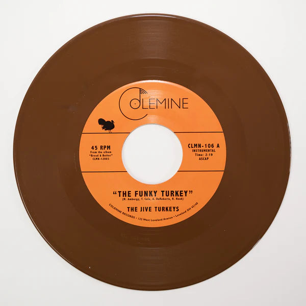 The Jive Turkeys - Funky Turkey / Funky Brewster [7" Turkey Gravy Brown]