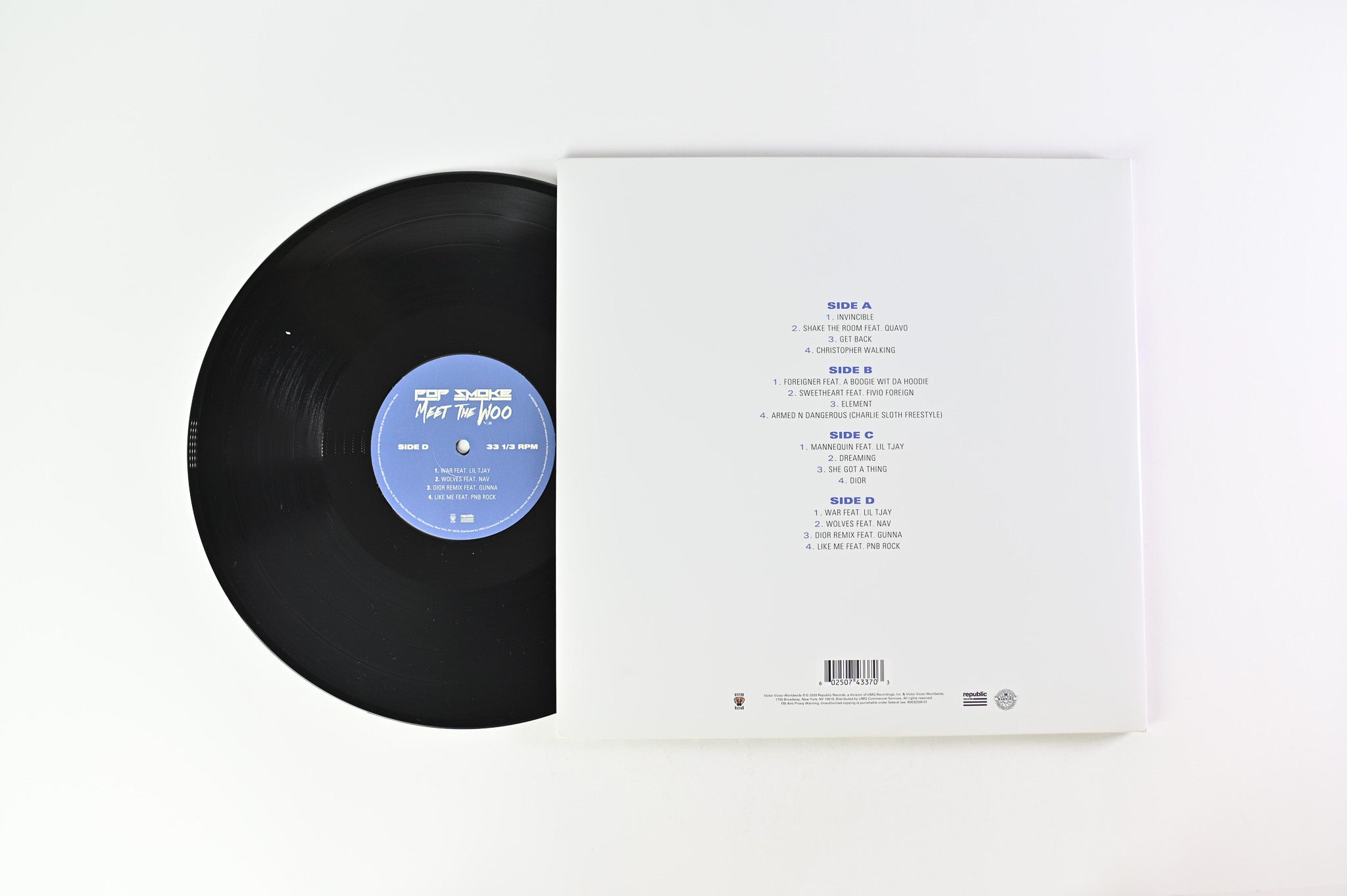 pop smoke meet the woo v.2 レコードLP Pop Smoke - Meet The Woo V.2 on Victor Victor Deluxe Edition