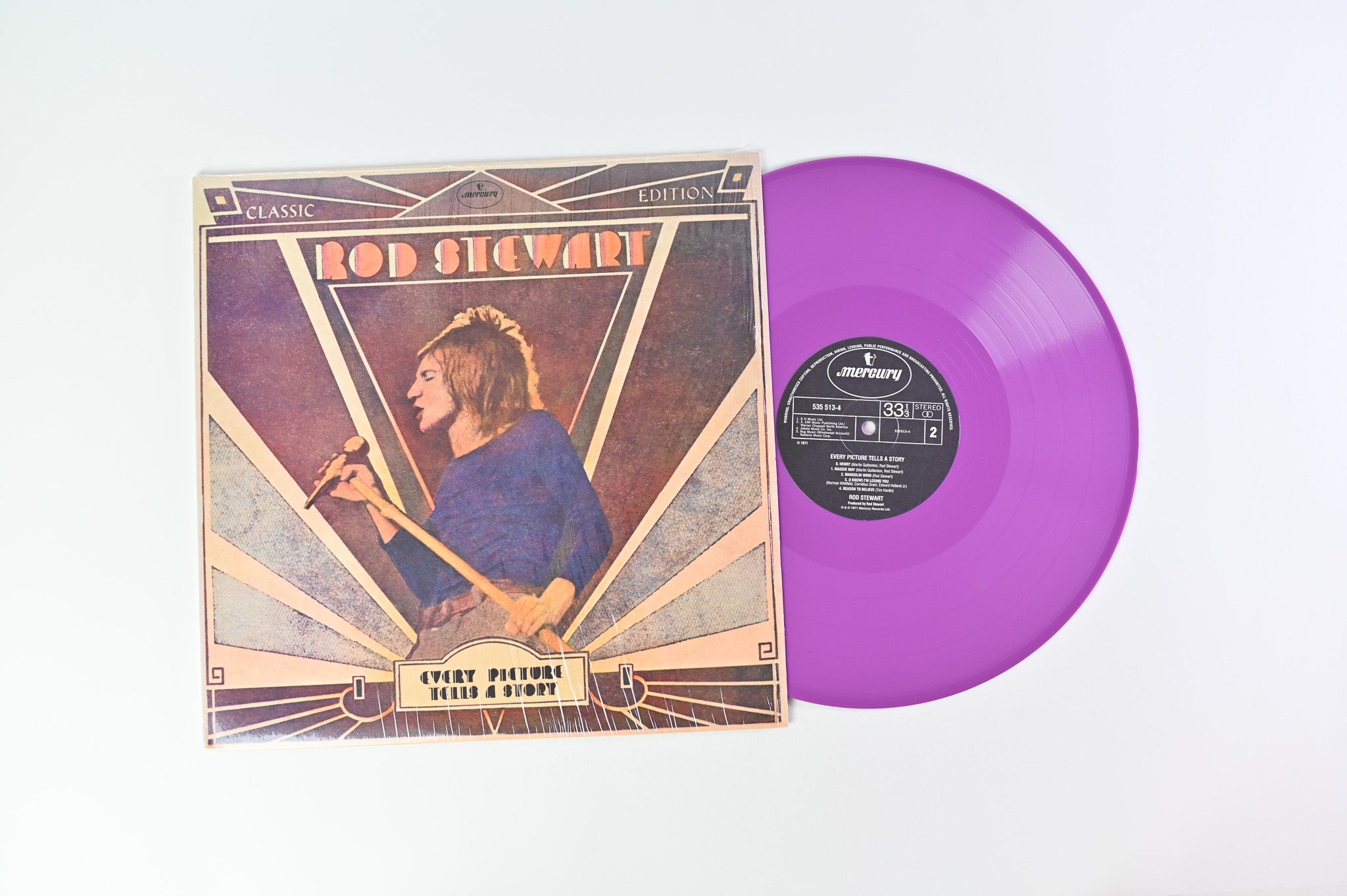 Rod Stewart - Every Picture Tells A Story on Mercury Ltd. Reissue on Purple Vinyl
