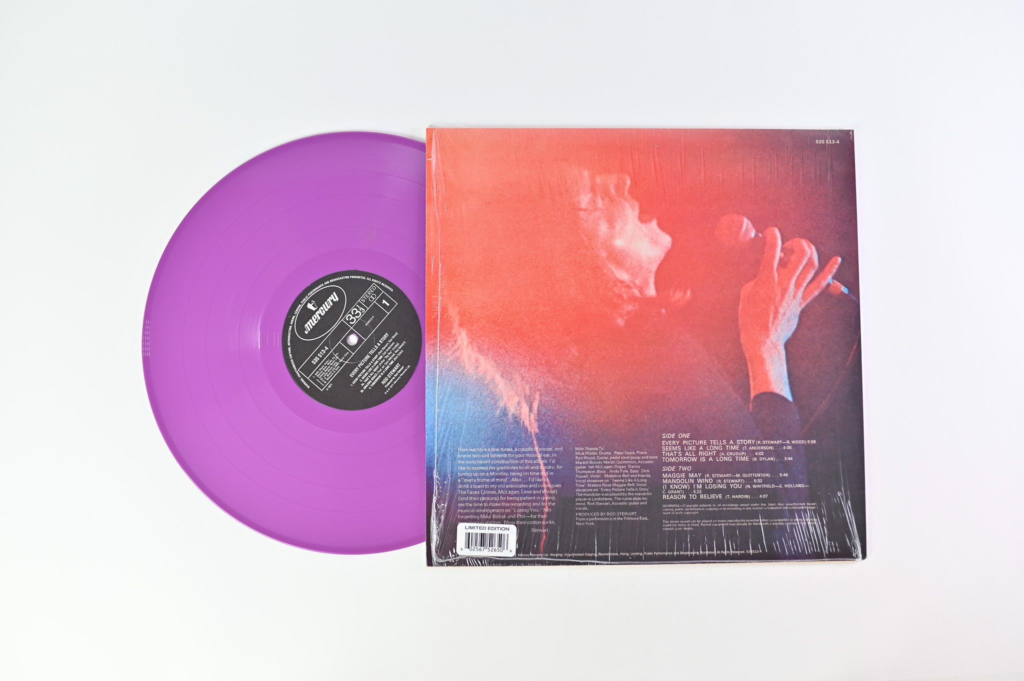 Rod Stewart - Every Picture Tells A Story on Mercury Ltd. Reissue on Purple Vinyl