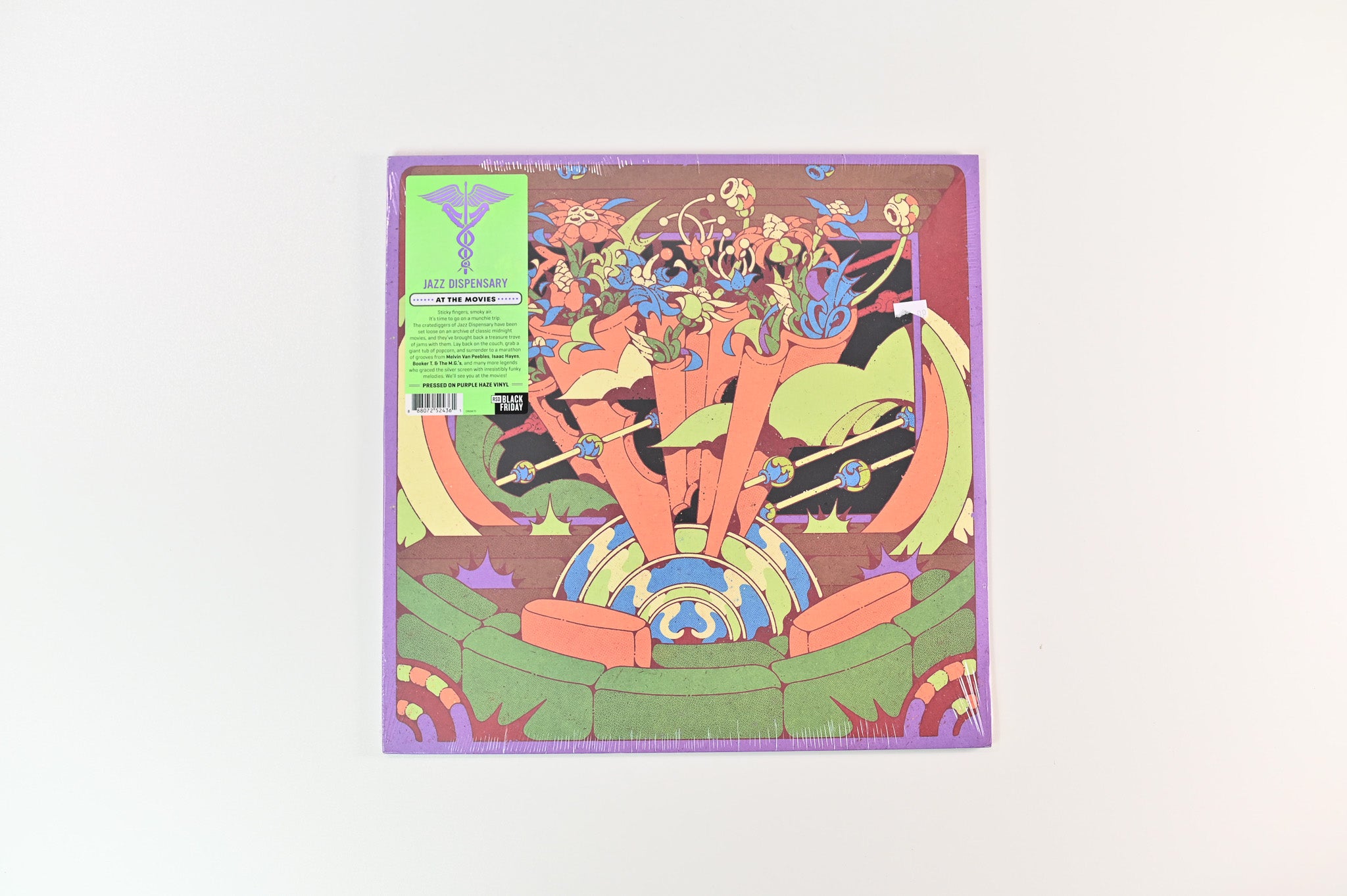 Various - Jazz Dispensary: At The Movies on Craft Recordings RSD BF 2023 Ltd Purple Haze Vinyl Sealed
