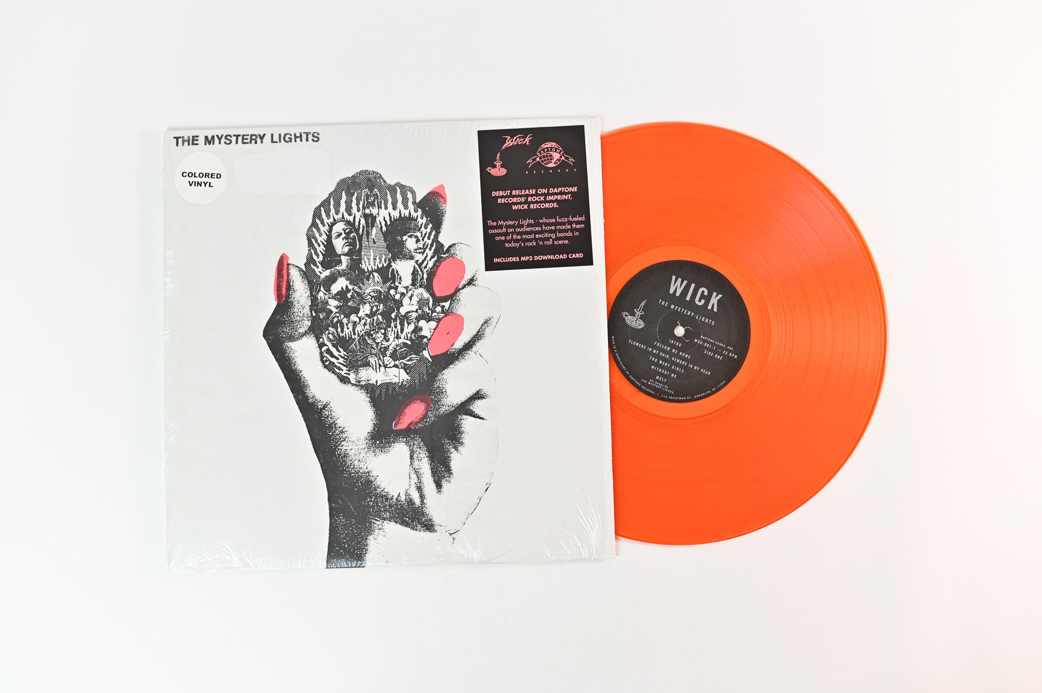 The Mystery Lights - The Mystery Lights on Wick Records Orange Vinyl