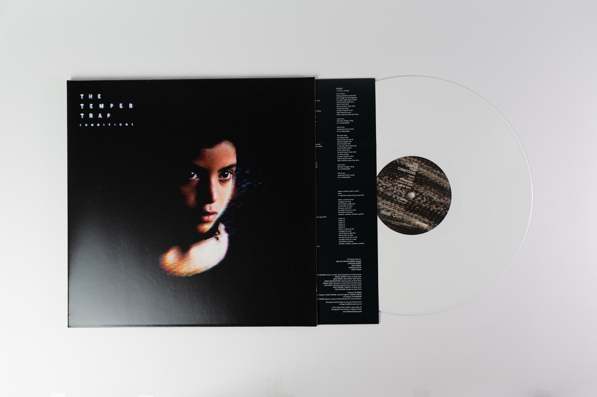 The Temper Trap - Conditions on Infectious White Vinyl Reissue