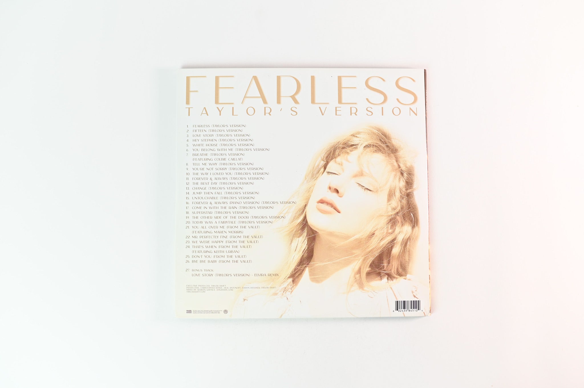 Taylor Swift - Fearless (Taylor's Version) on Republic Records Gold Vi