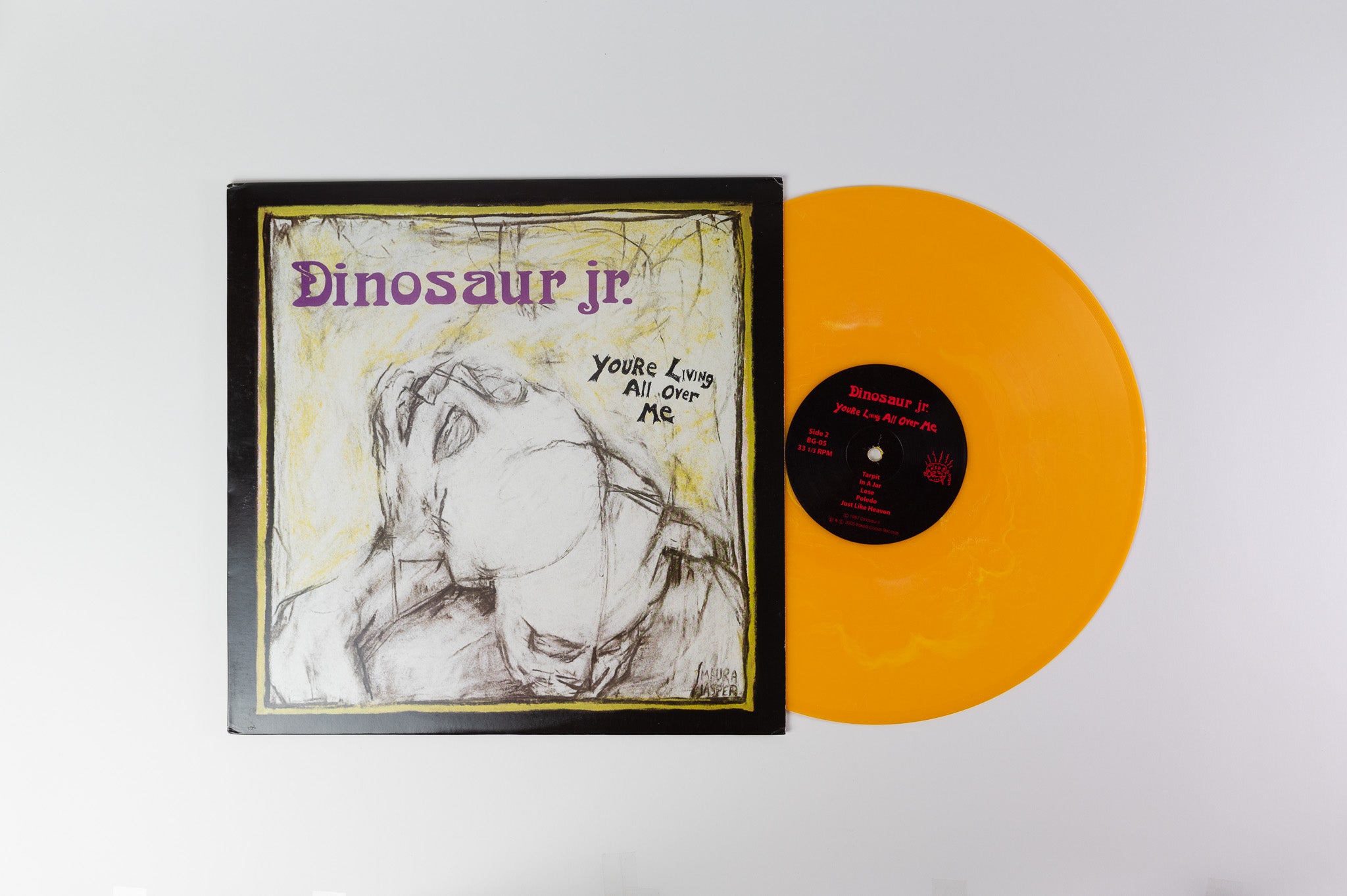 Dinosaur Jr. - You're Living All Over Me on Baked Goods Ltd Yellow Vinyl Reissue