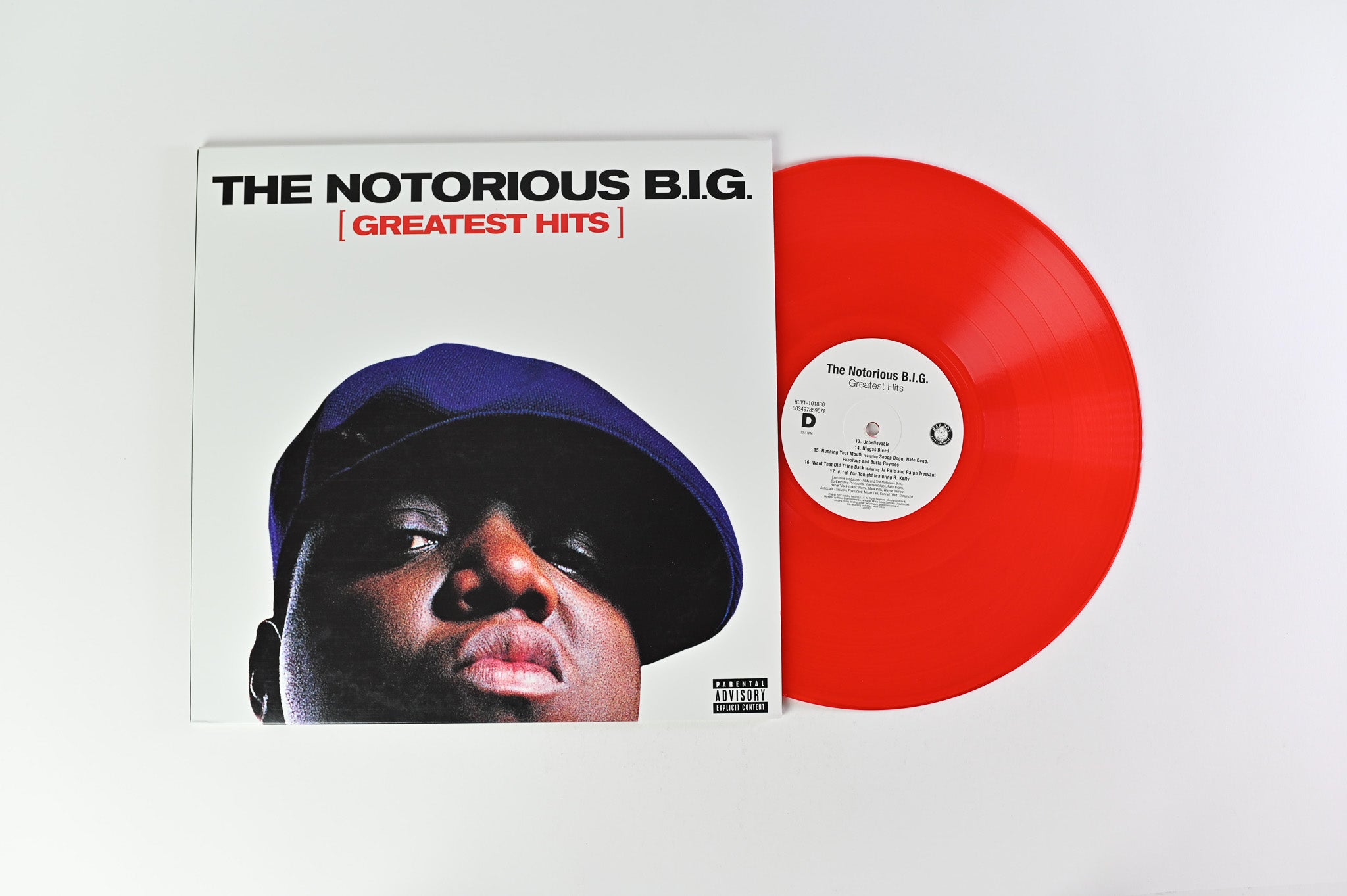 Notorious B.I.G. - Greatest Hits on Bad Boy Ltd Red Vinyl Reissue