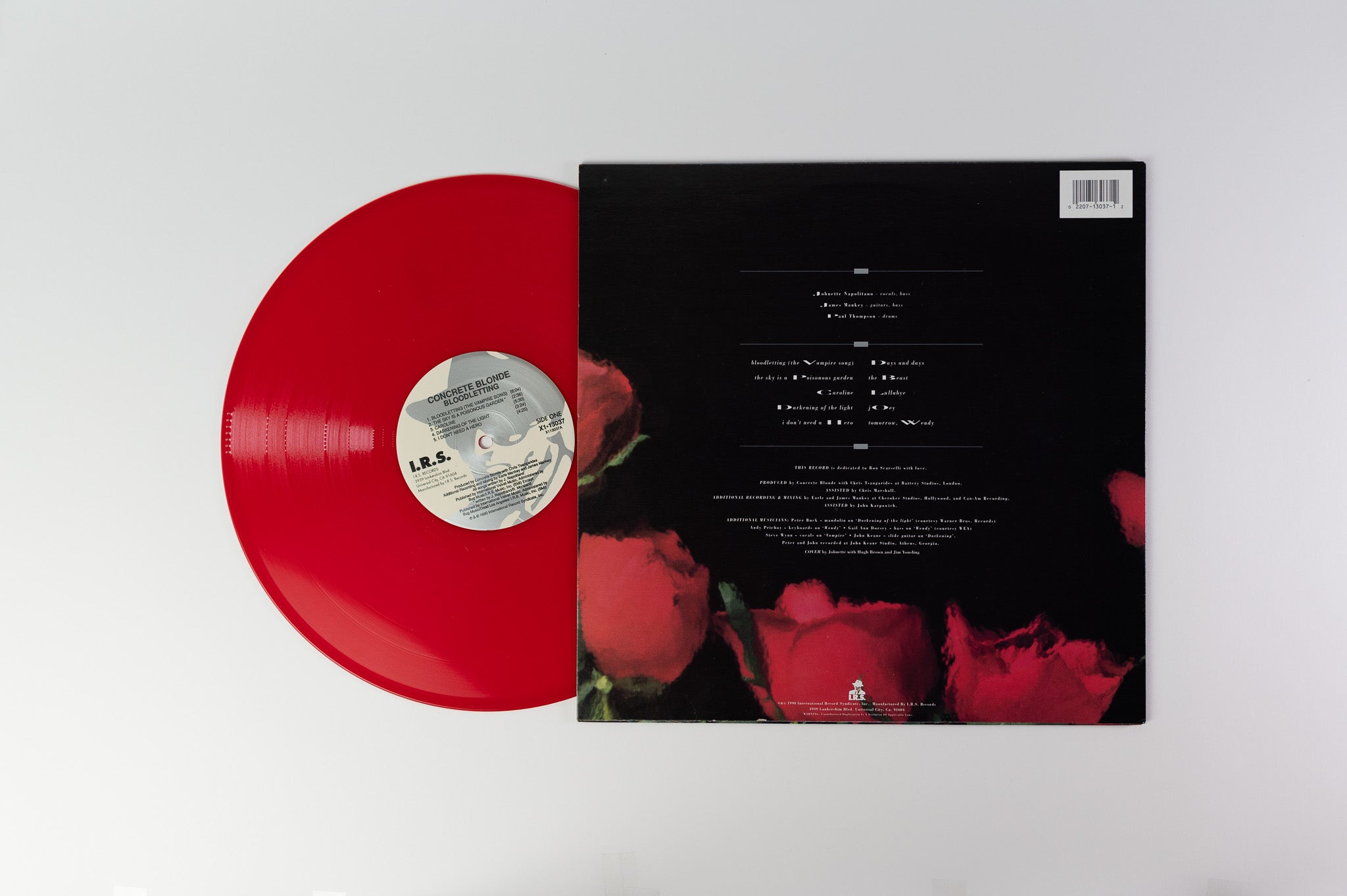 Concrete Blonde - Bloodletting on I.R.S. Ltd Red Vinyl