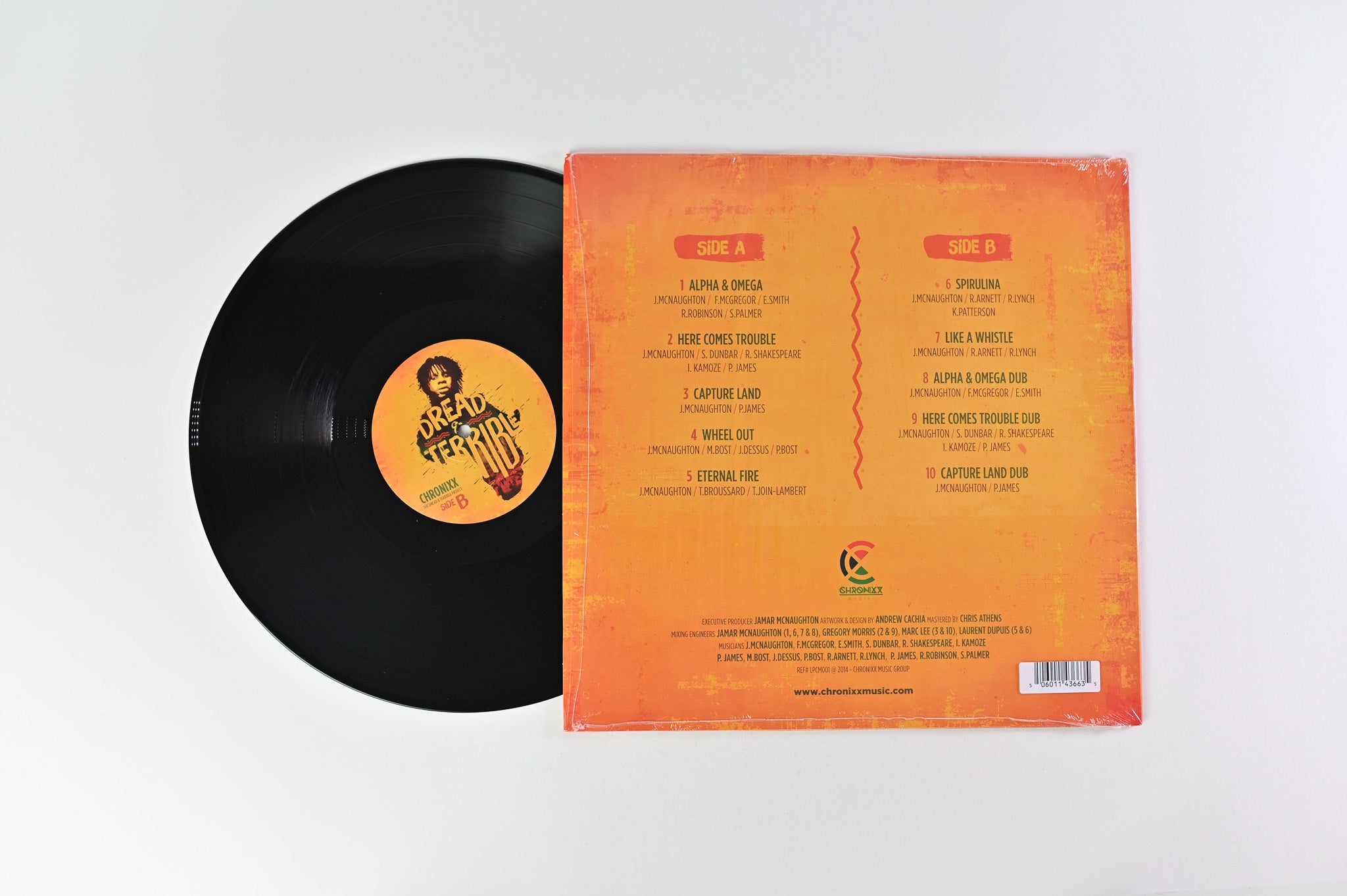 CHRONIXX Dread & Terrible LP レコード Chronixx - Dread & Terrible on Chronixx