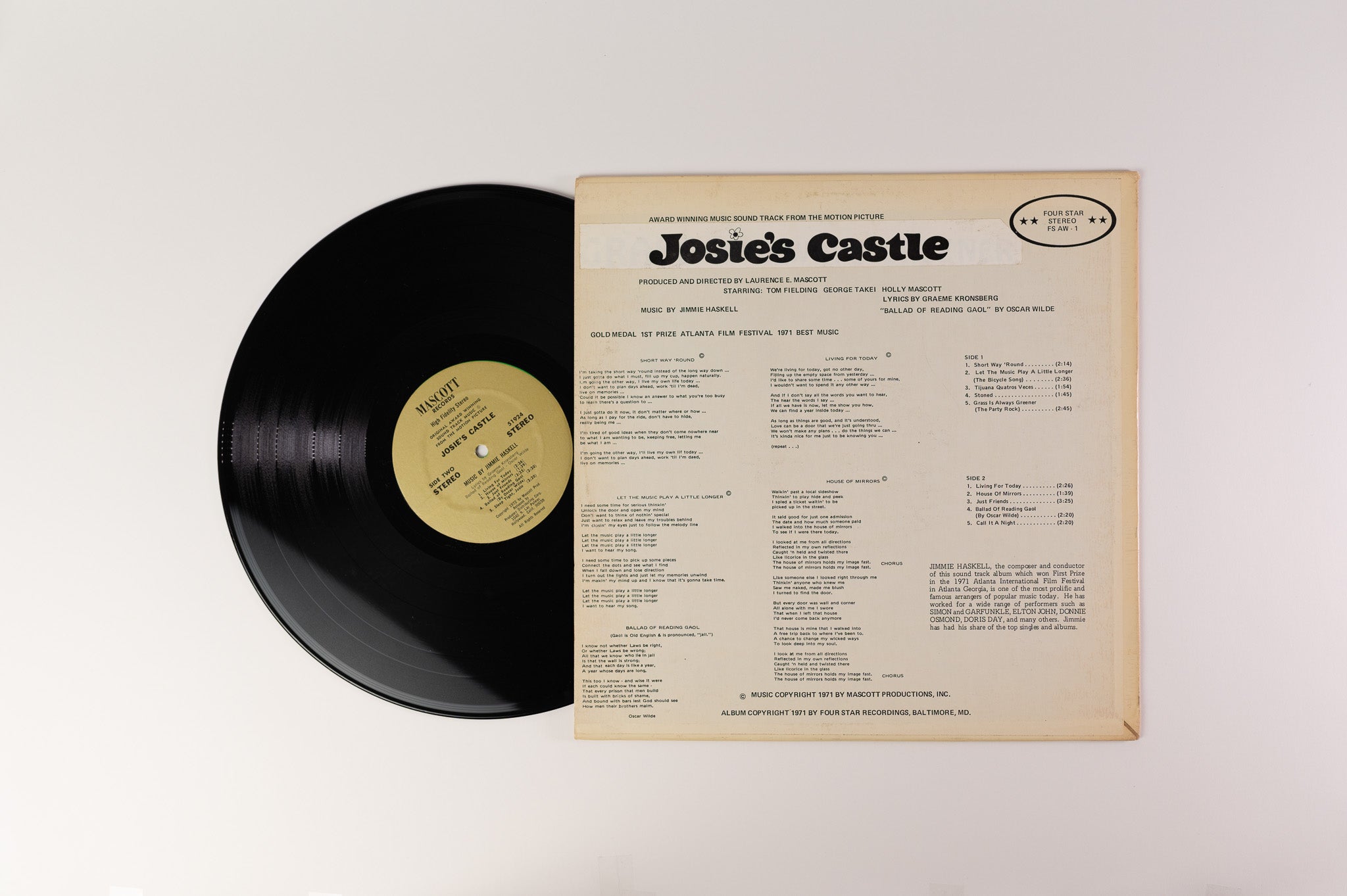 Jimmie Haskell - Josie's Castle Soundtrack on Four Star