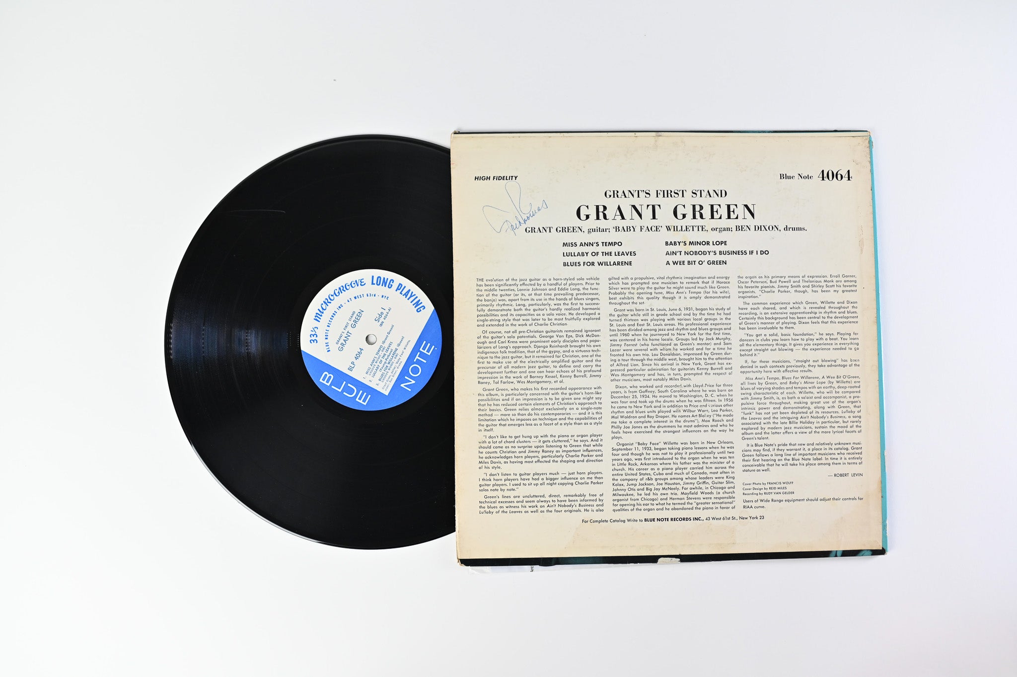 Grant Green - Grant's First Stand Mono 47 West 63rd DG Side 2 Only