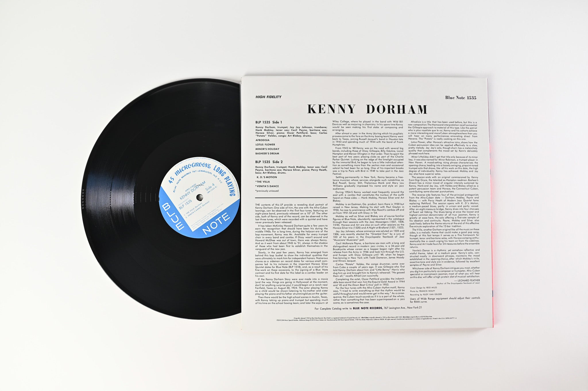 Kenny Dorham - Afro-Cuban on Blue Note Music Matters Ltd Reissue 45 RPM