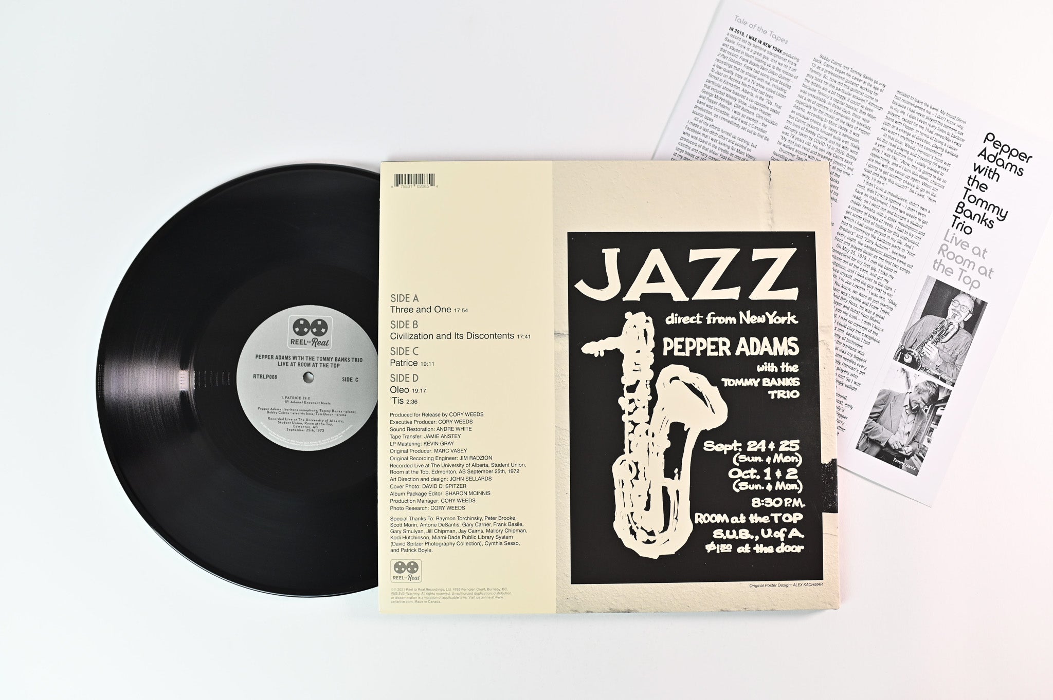 Pepper Adams - Live At Room At The Top on Reel To Real RSD Ltd.