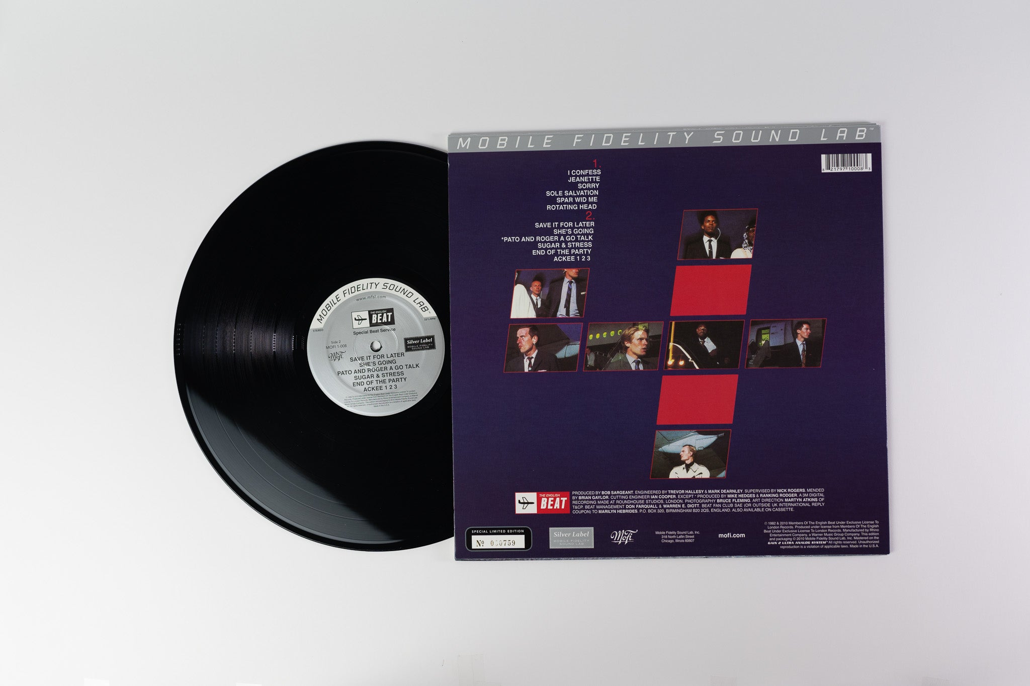The Beat - Special Beat Service on Mobile Fidelity Sound Lab Ltd Numbered Reissue