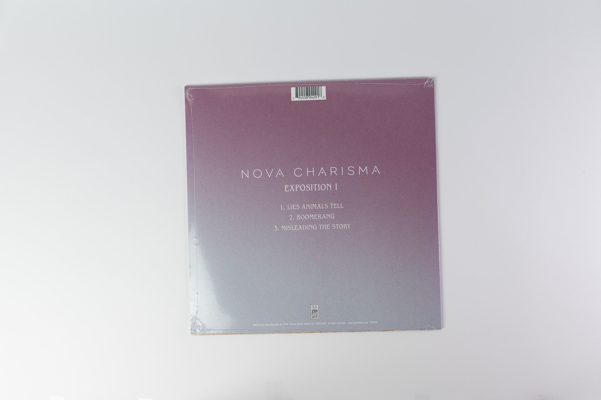 Nova Charisma - Exposition I on Equal Vision Ltd Opaque Purple 45 RPM Sealed
