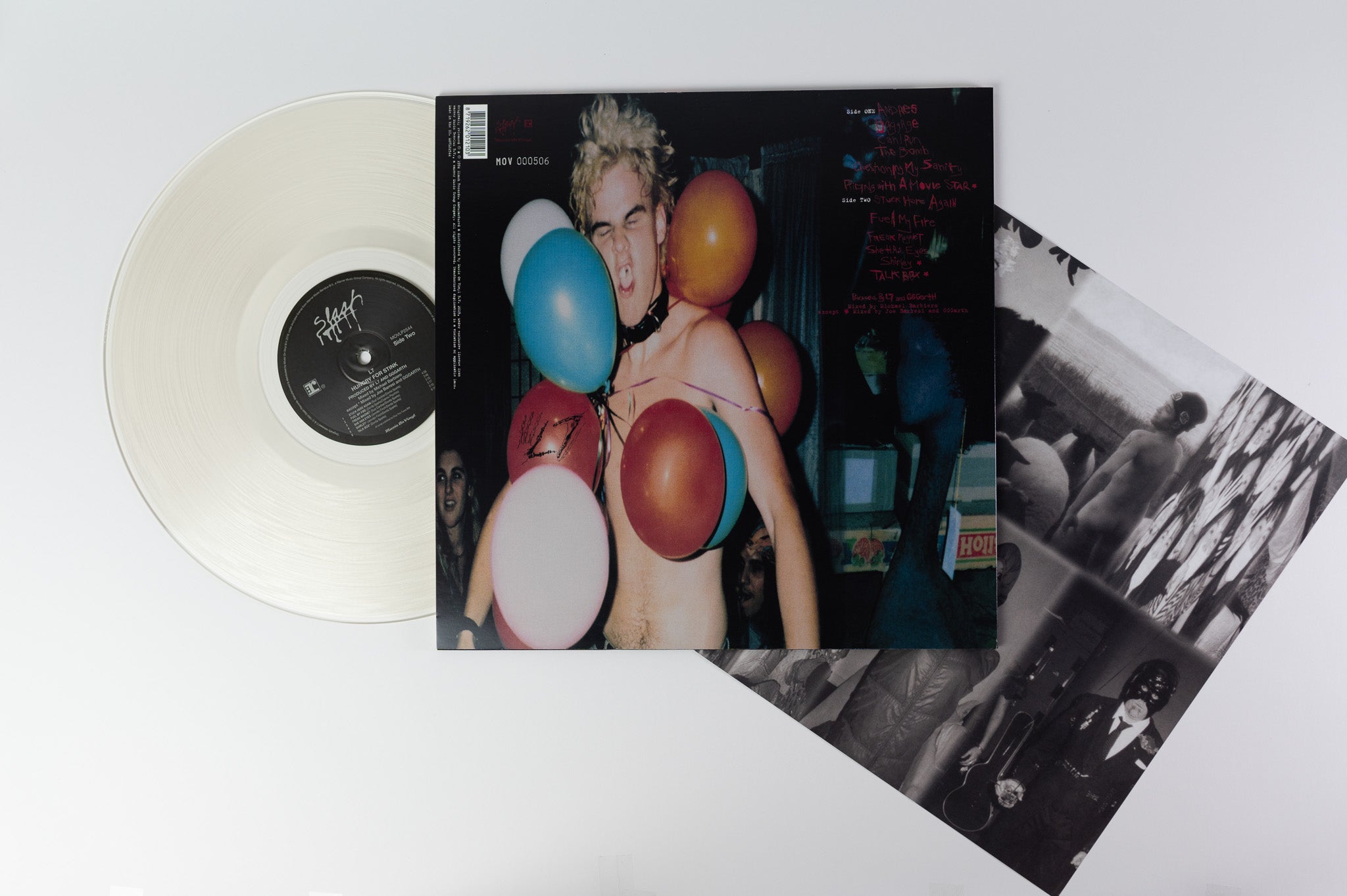 L7 - Hungry For Stink on Music on Vinyl Ltd Numbered Transparent Vinyl Reissue