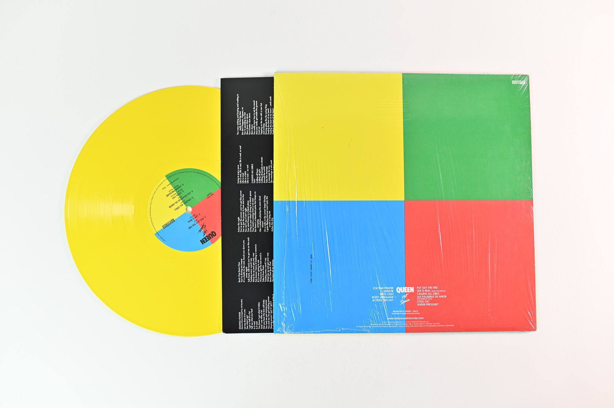 Queen - Hot Space on Hollywood Records Reissue on Yellow Vinyl