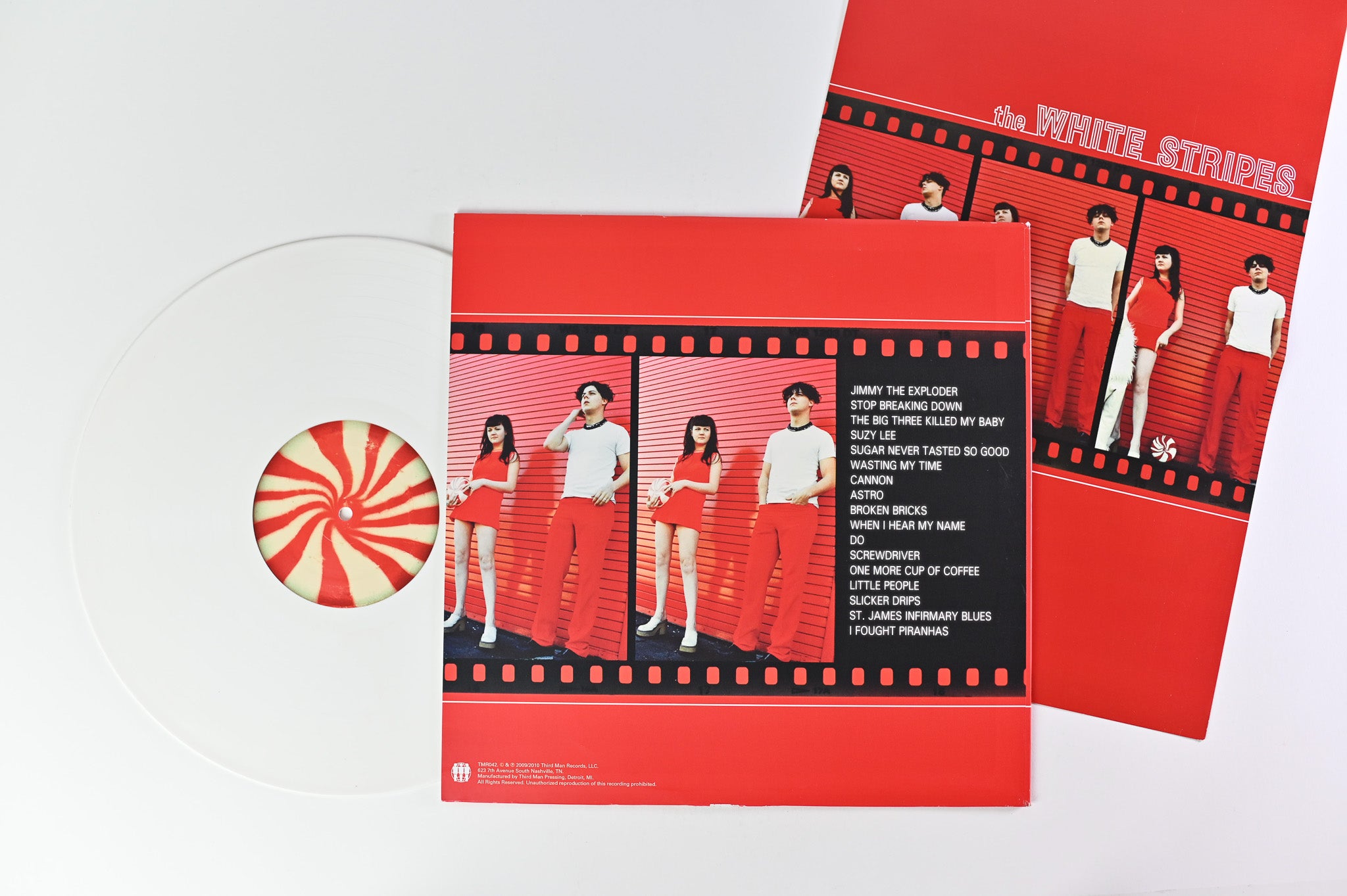 The White Stripes - The White Stripes on Third Man Ltd White Vinyl With Poster Reissue