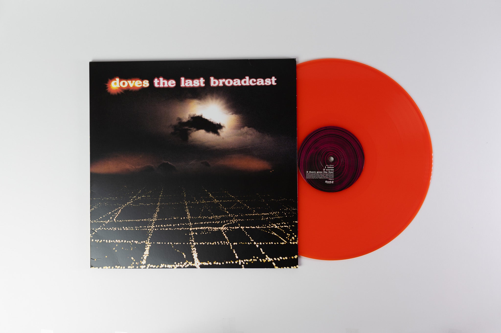 Doves - The Last Broadcast on Heavenly Ltd Numbered Orange Vinyl Reissue