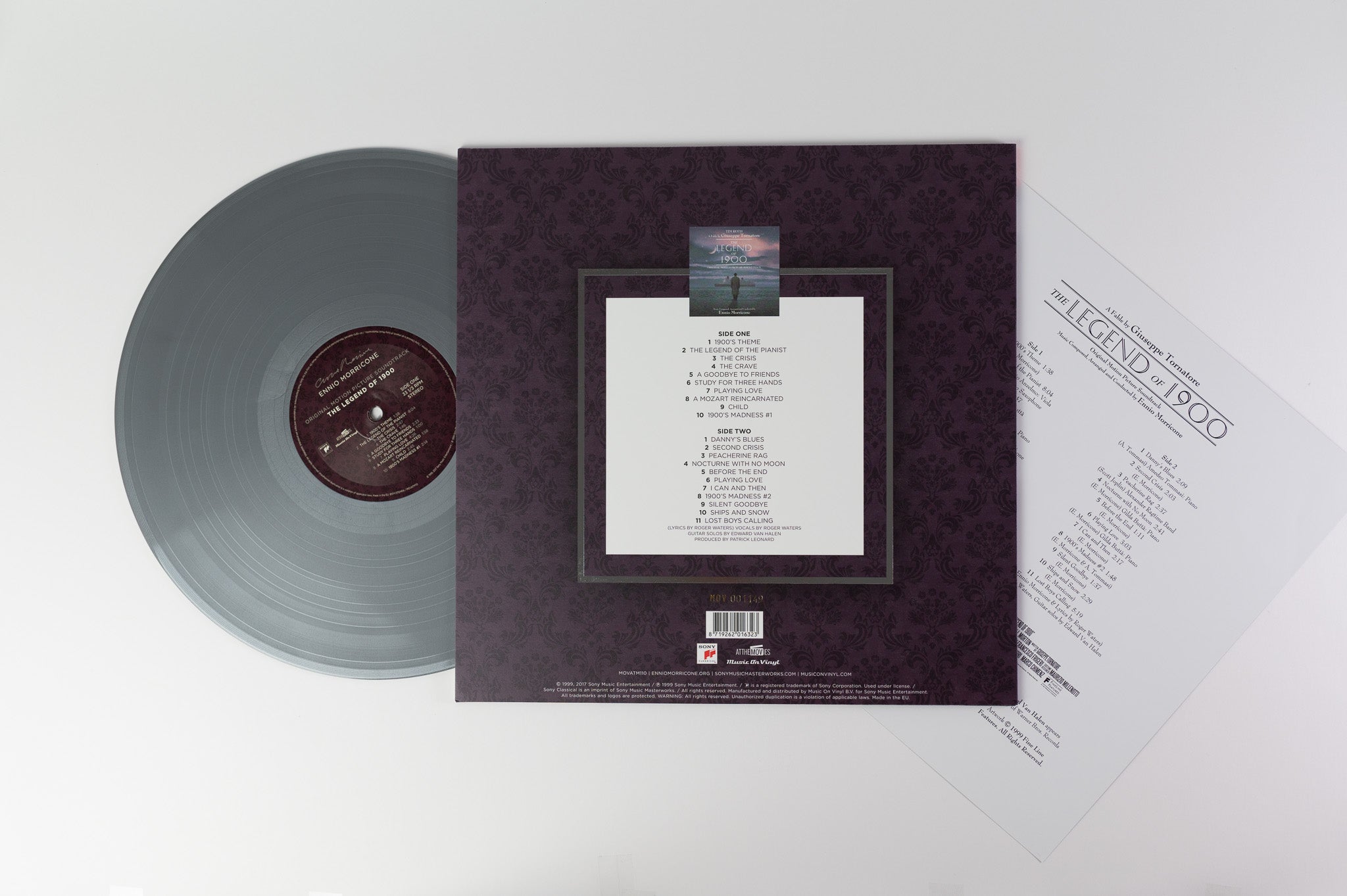 Ennio Morricone - The Legend Of 1900 (Original Soundtrack) on Music on Vinyl Ltd Numbered Silver Reissue