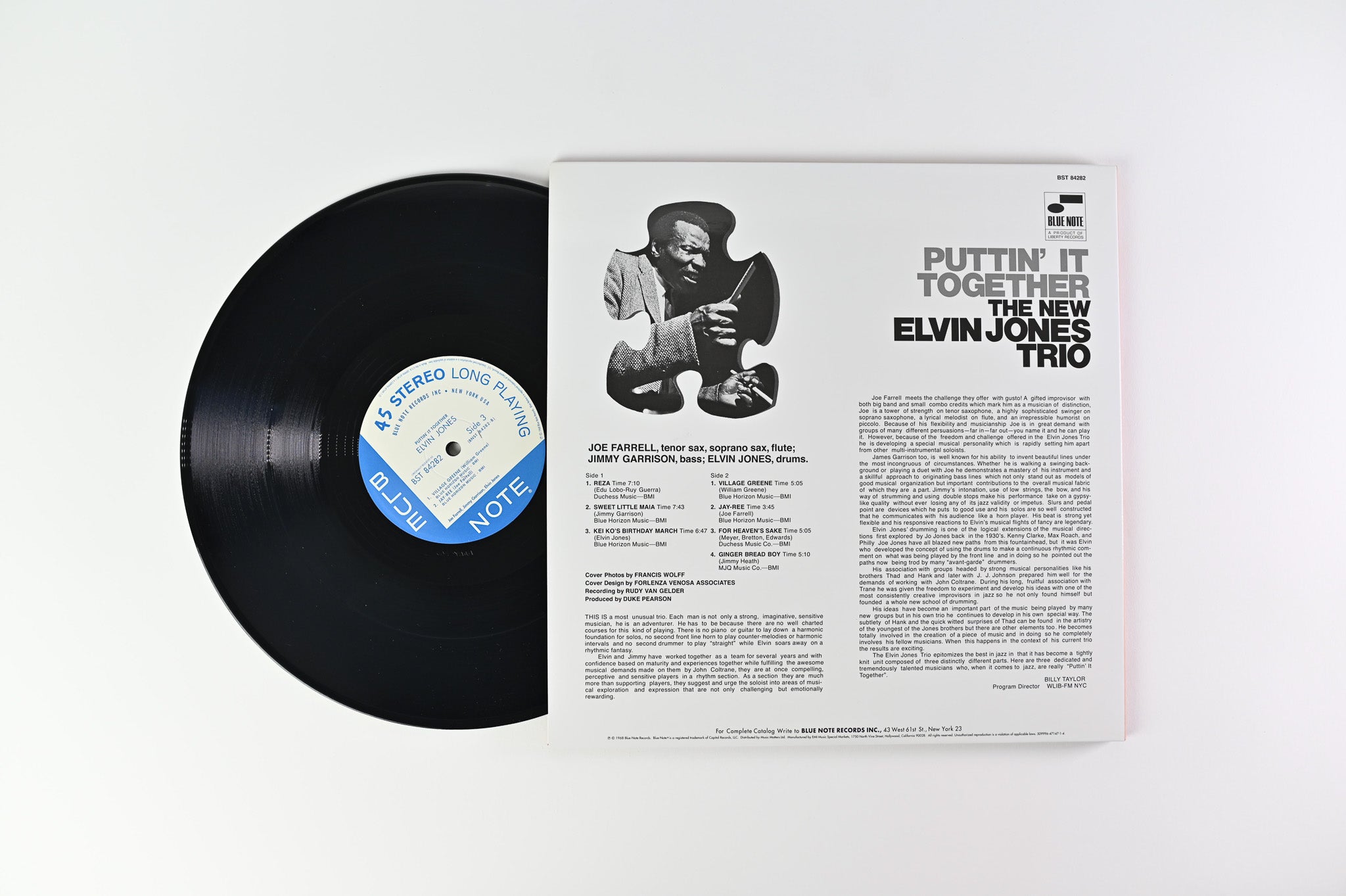 The New Elvin Jones Trio - Puttin' It Together on Blue Note Music Matters Ltd 45 RPM Reissue