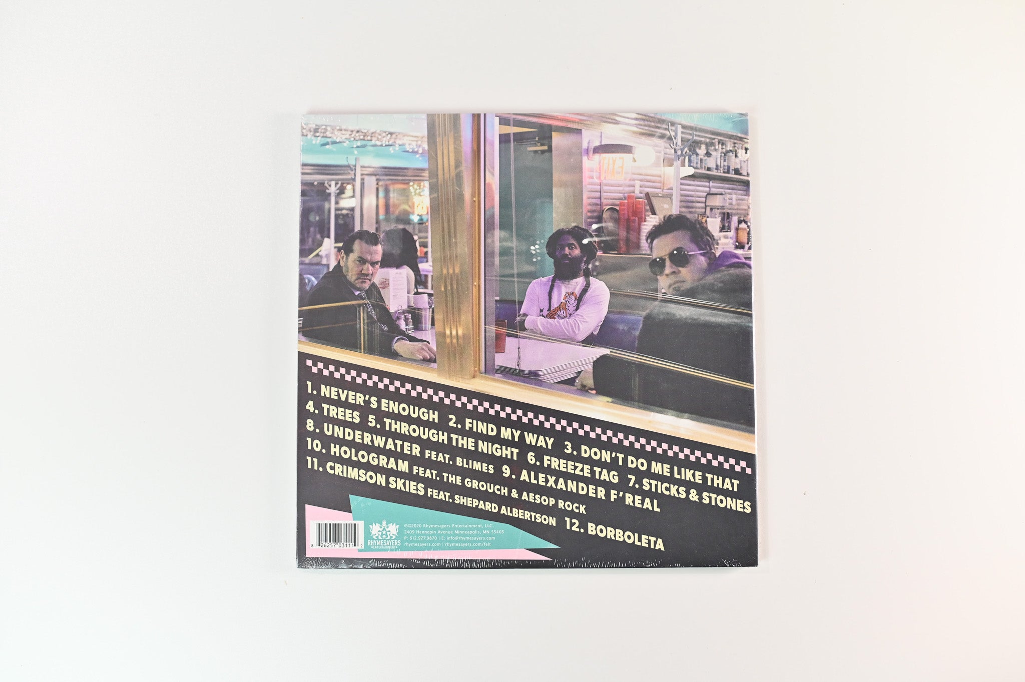 Felt - Felt 4 U on Rhymesayers Pink & Teal Vinyl Sealed