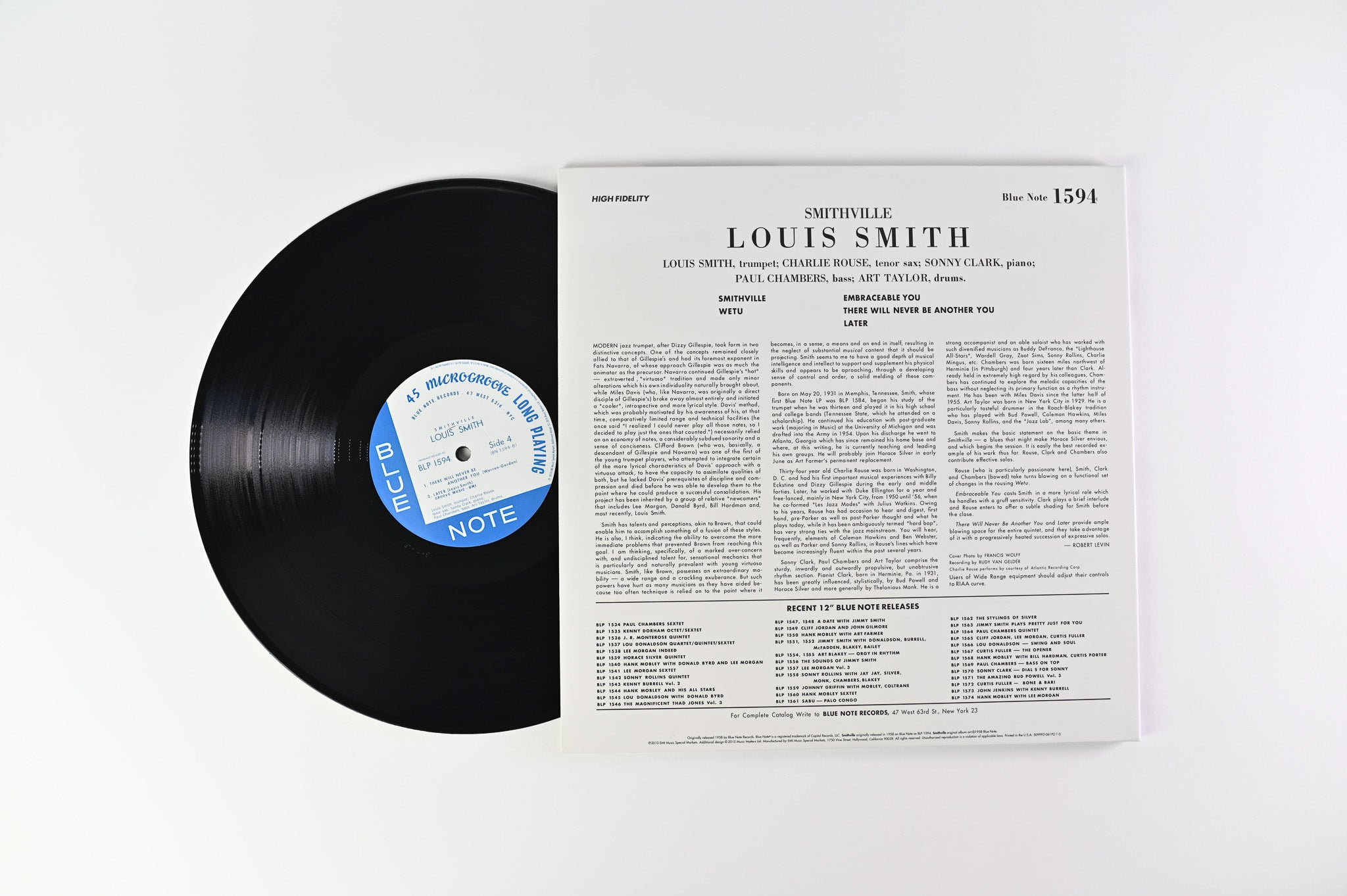 Louis Smith - Smithville on Blue Note Music Matters Ltd 45 RPM Reissue