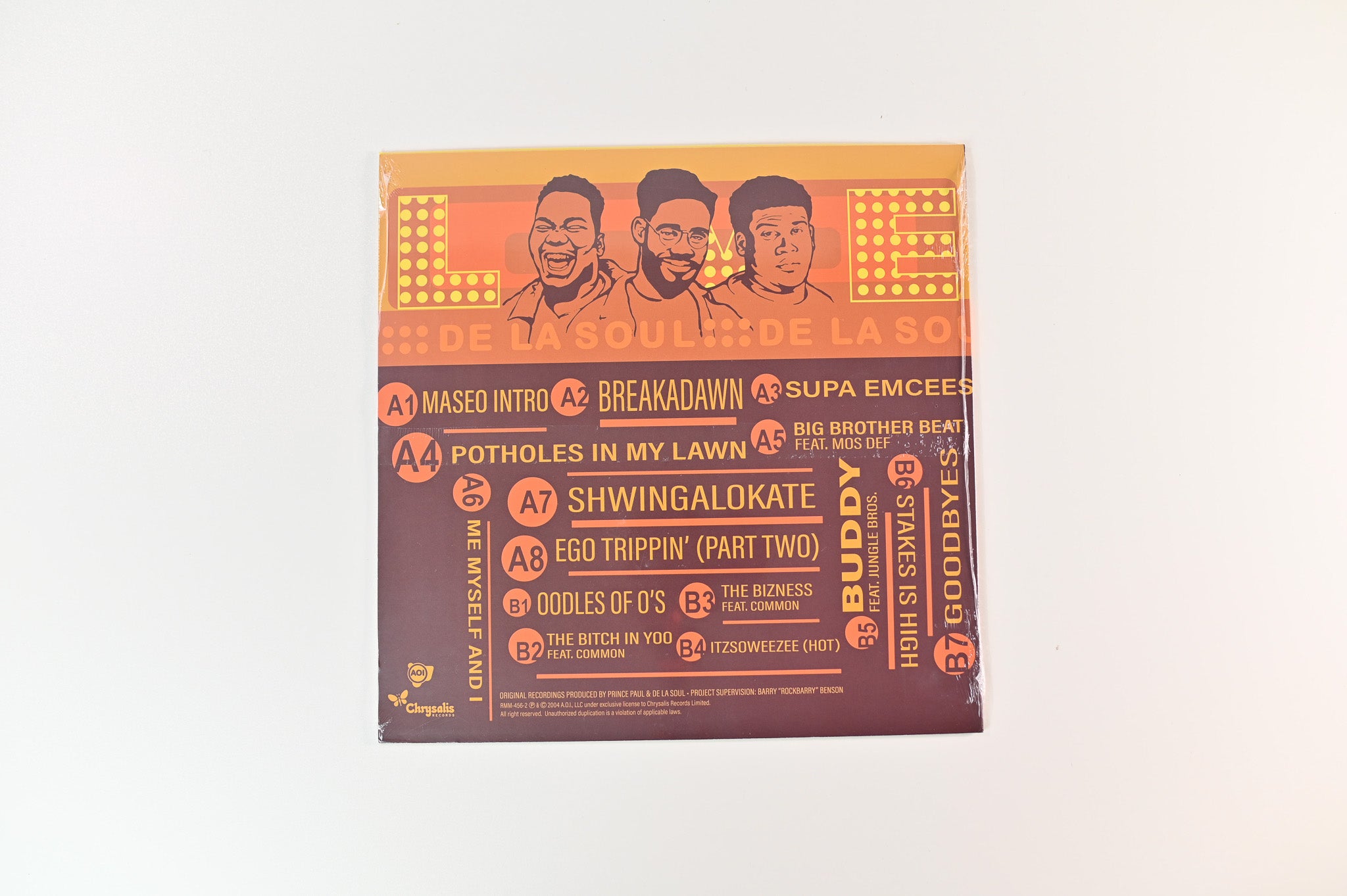 De La Soul - Live At Tramps, NYC, 1996 on Chrysalis RSD 2024 Tan Vinyl Sealed