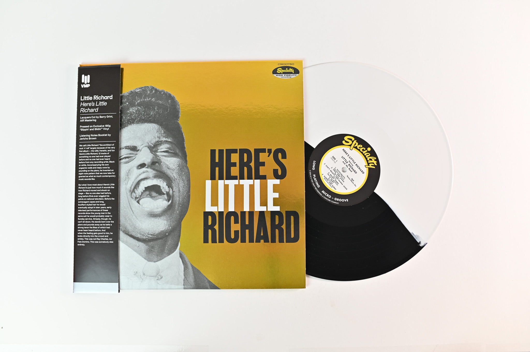 Little Richard - Here's Little Richard on Specialty Vinyl Me Please White & Black Split 180 Gram Reissue