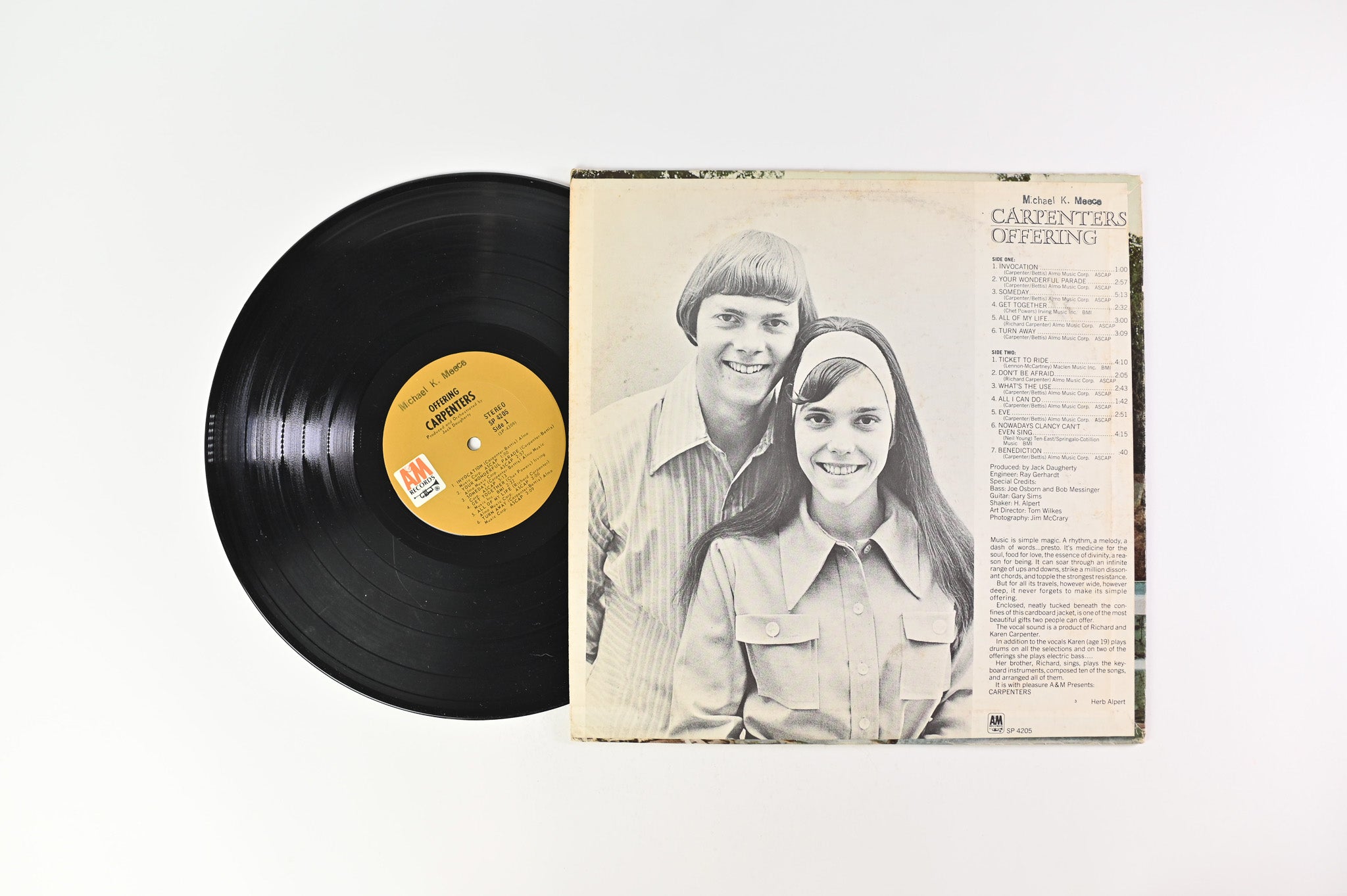 Carpenters - Offering on A&M Nun Cover