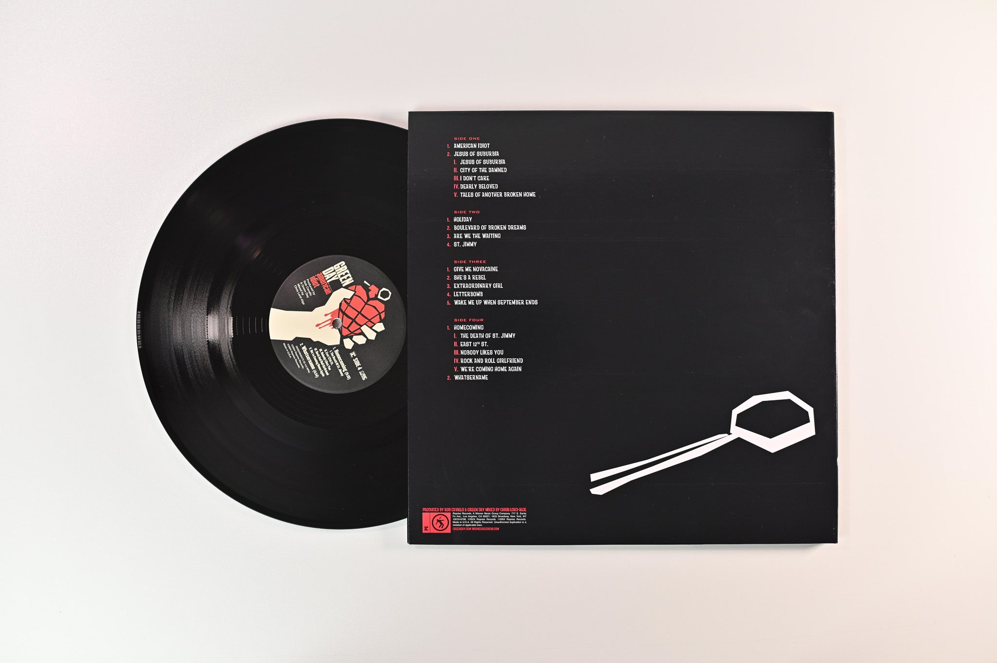 Green Day - American Idiot on Reprise Because Sounds Ltd Numbered Special Edition Reissue