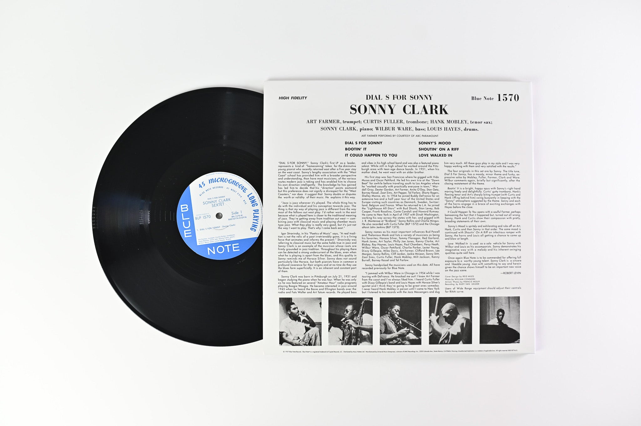 Sonny Clark - Dial "S" For Sonny on Blue Note Music Matters Ltd Reissue 45 RPM