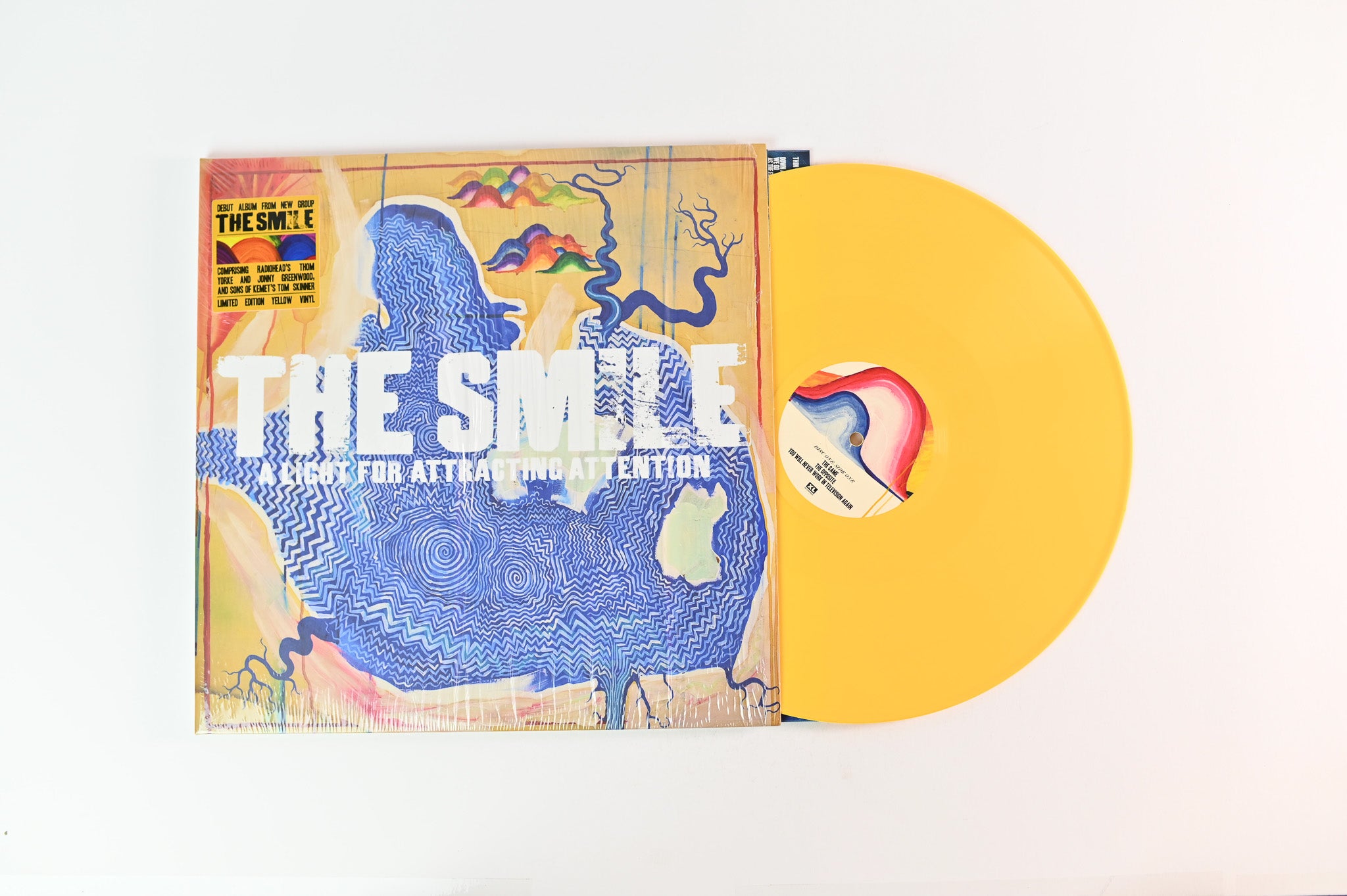 The Smile - A Light For Attracting Attention on XL Recordings Ltd Yellow
