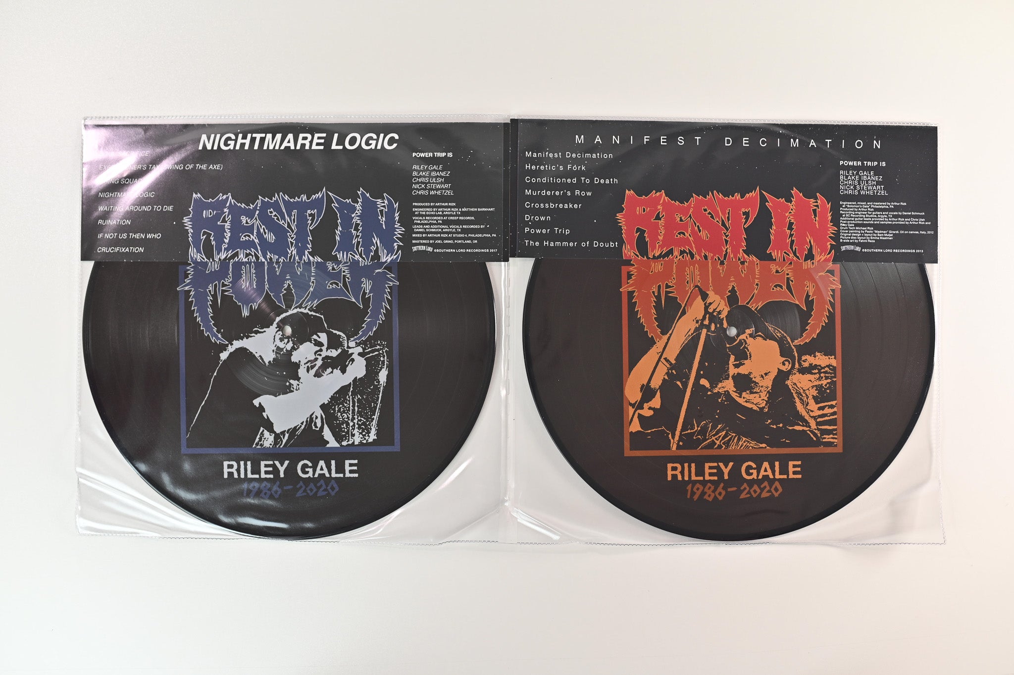 Power Trip - Manifest Decimation / Nightmare Logic on Southern Lord Ltd Picture Disc