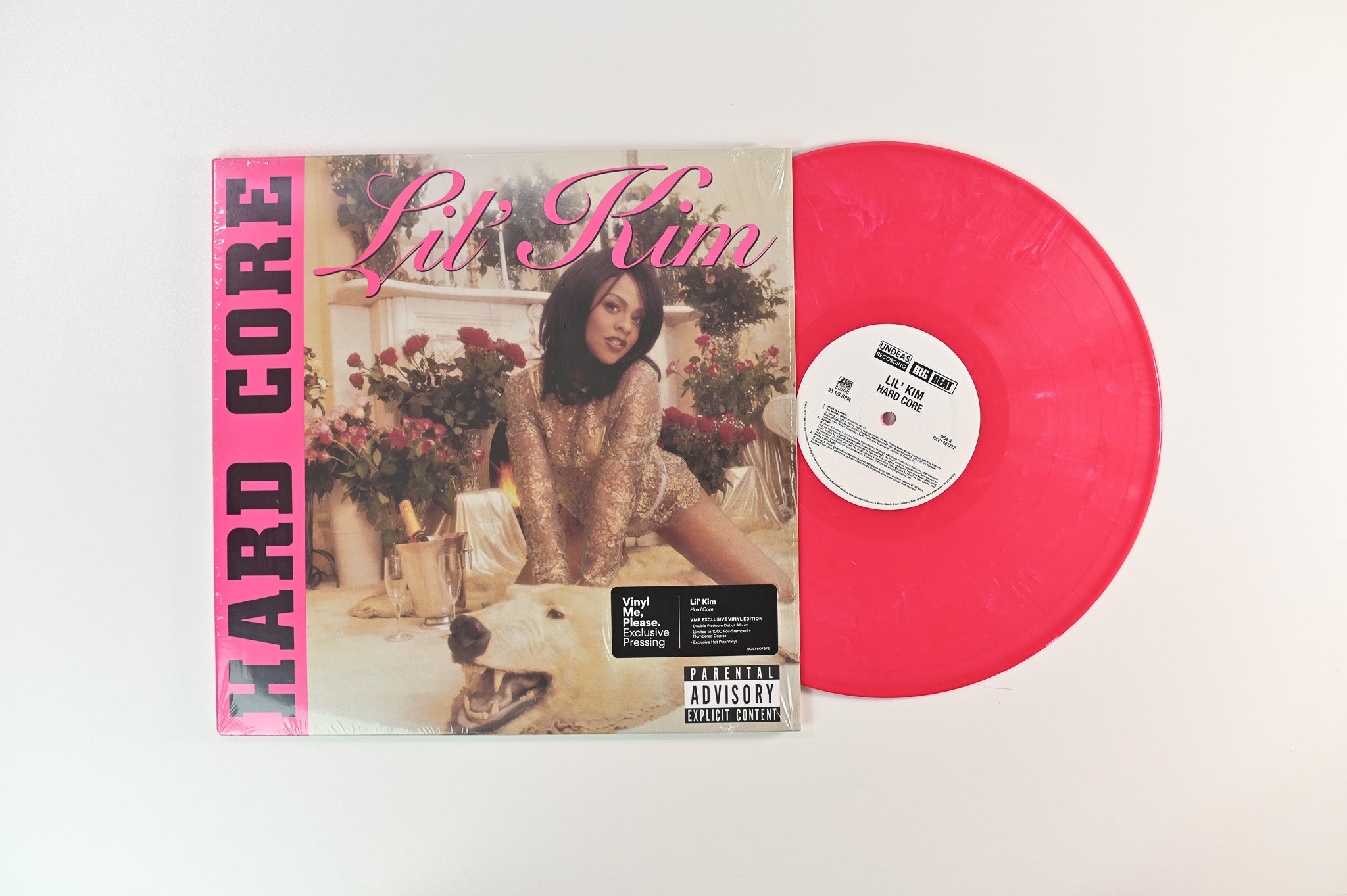 Lil' Kim - Hard Core on Atlantic Vinyl Me Please Ltd Numbered Pink Hot Marble Reissue