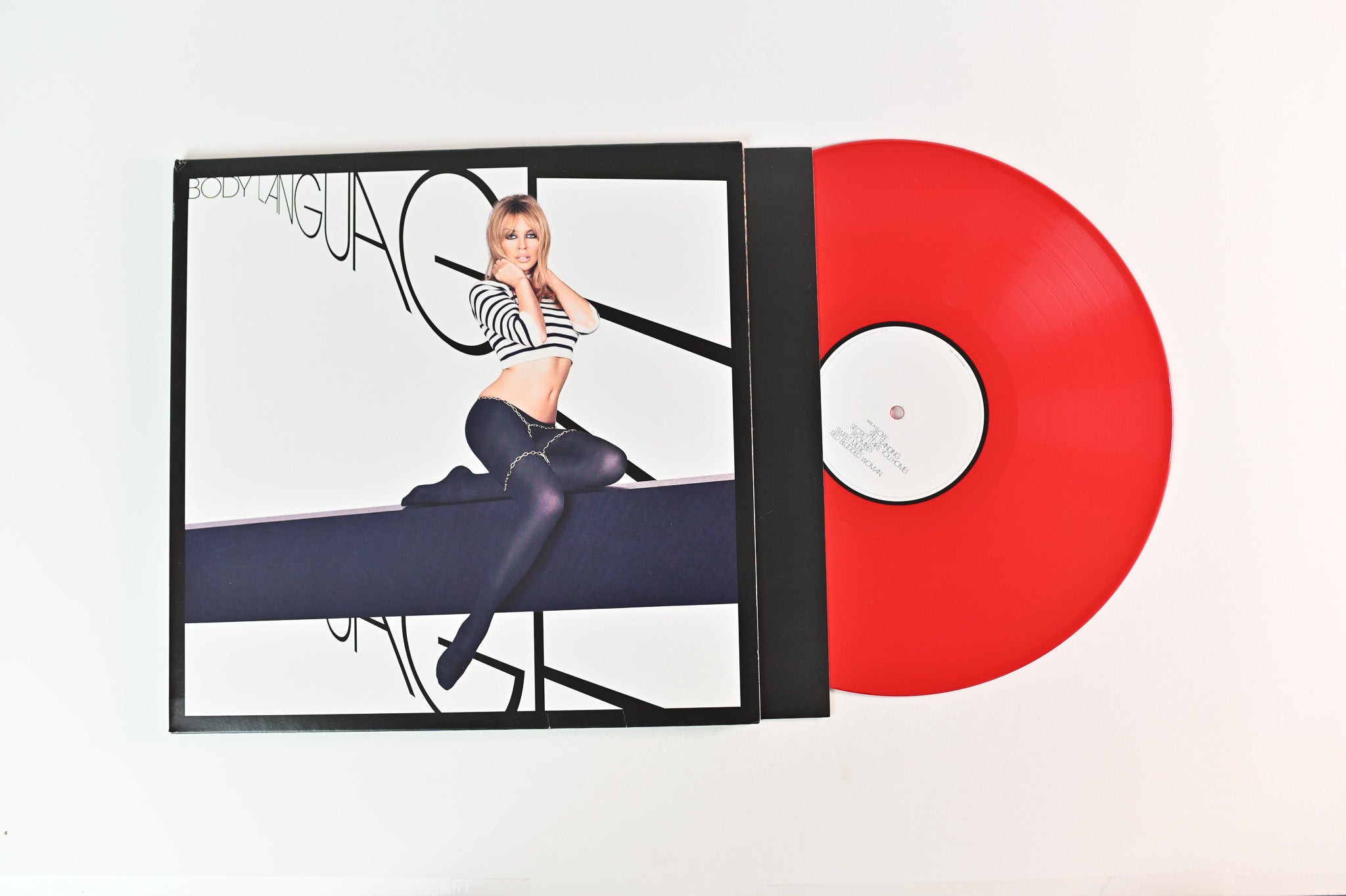 Kylie Minogue - Body Language on Parlophone Ltd Red Opaque Reissue