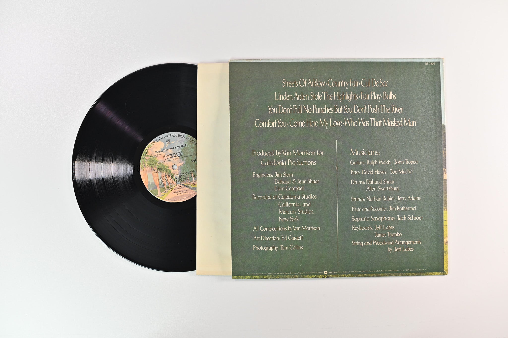 Van Morrison - Veedon Fleece on Warner Bros Promo