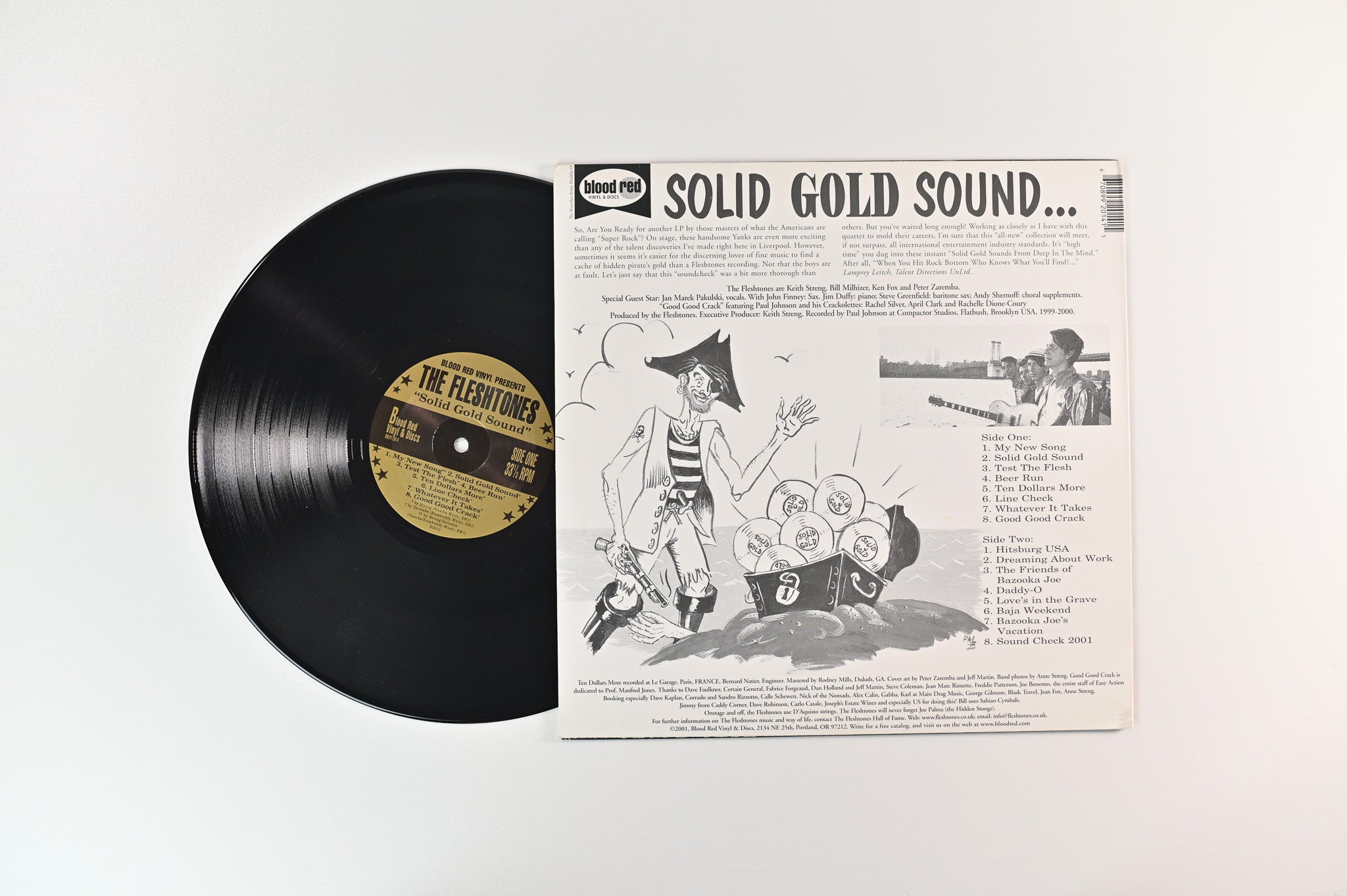 The Fleshtones - Solid Gold Sound on Blood Red Vinyl & Discs