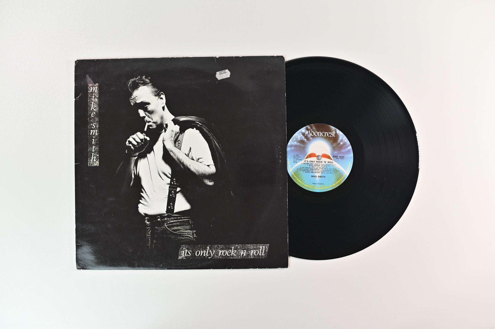Mike Smith - Its Only Rock N Roll on Mooncrest UK Pressing