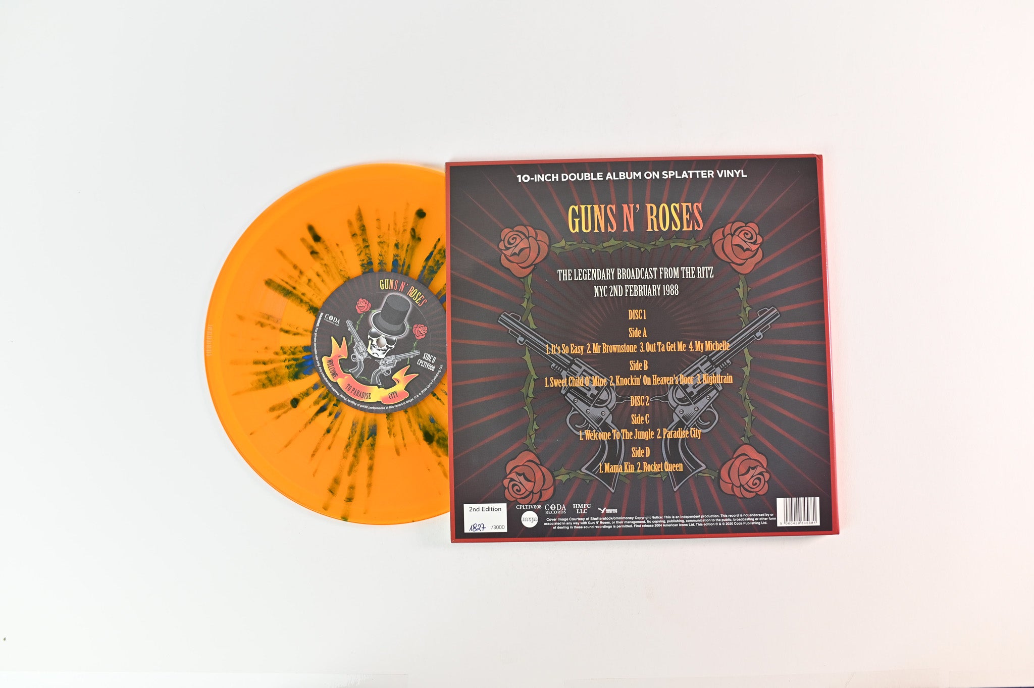 Guns N' Roses - Welcome To Paradise City: The Legendary Ritz Broadcast Unofficial Pressing 10"