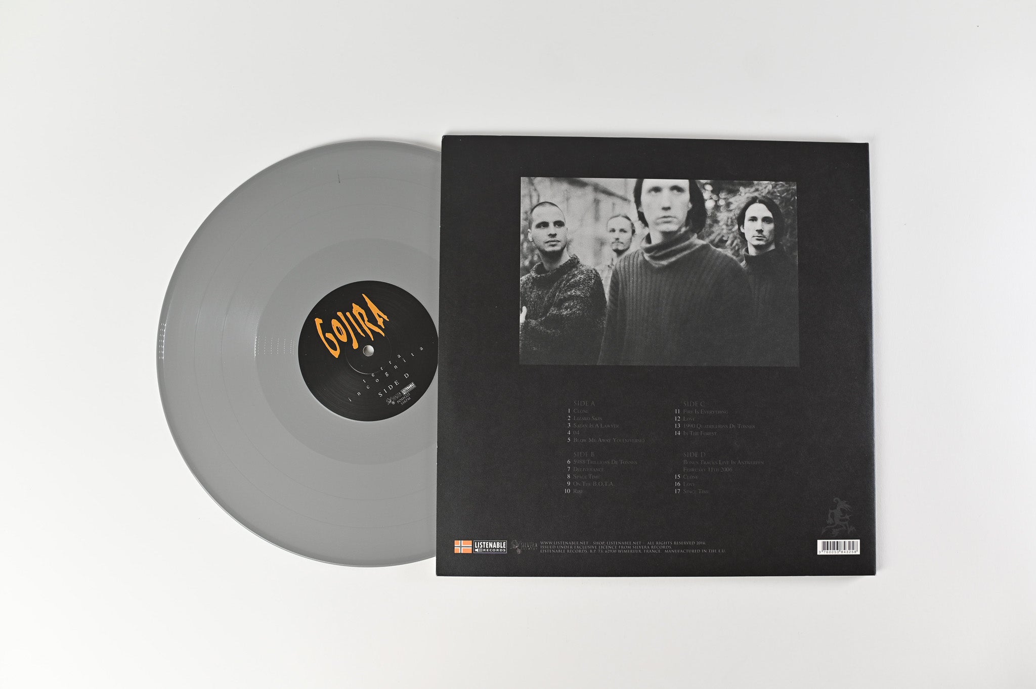 Gojira - Terra Incognita on Listenable Ltd Grey Vinyl Repress