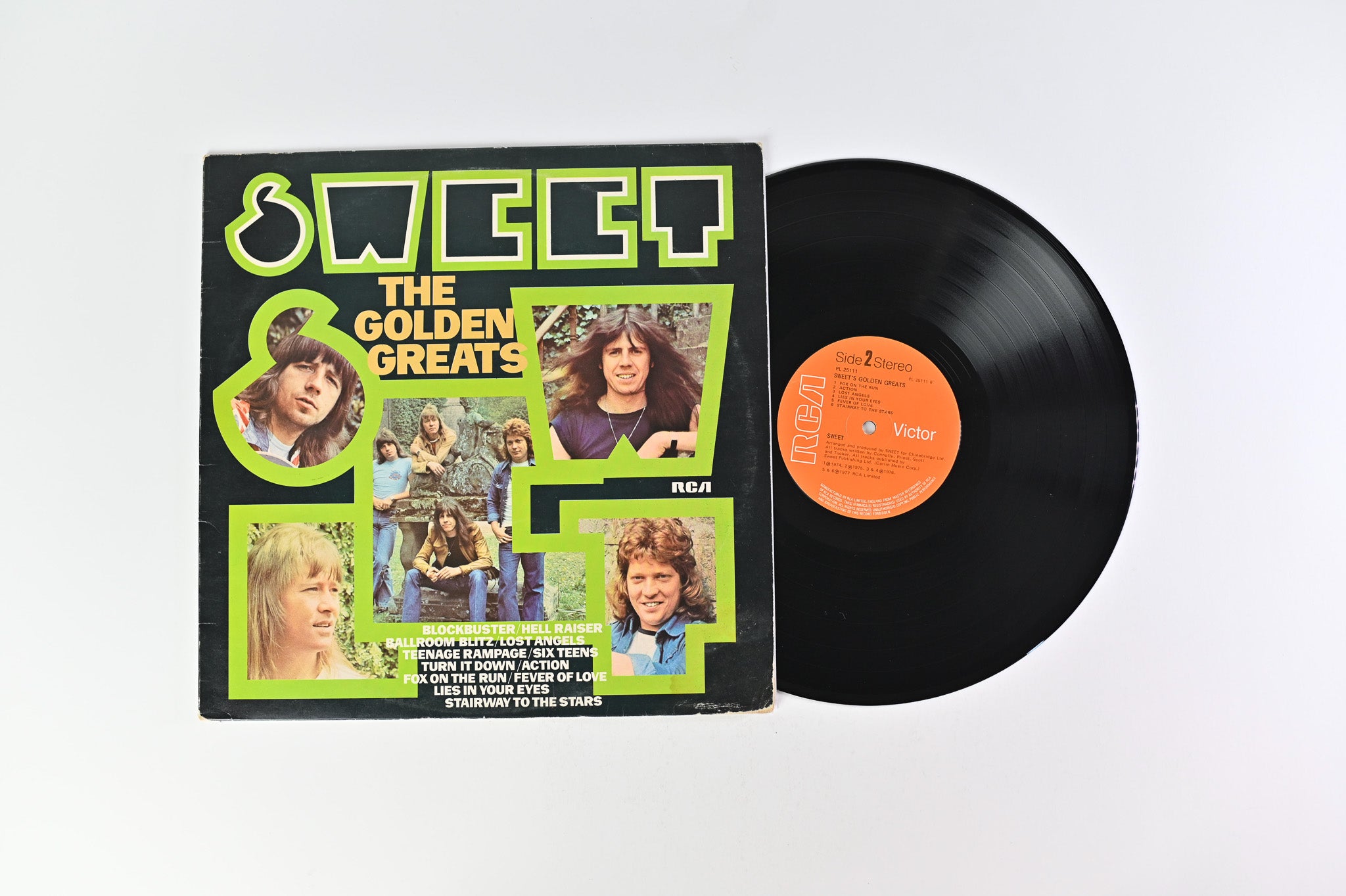The Sweet - Sweet's Golden Greats on RCA UK Press
