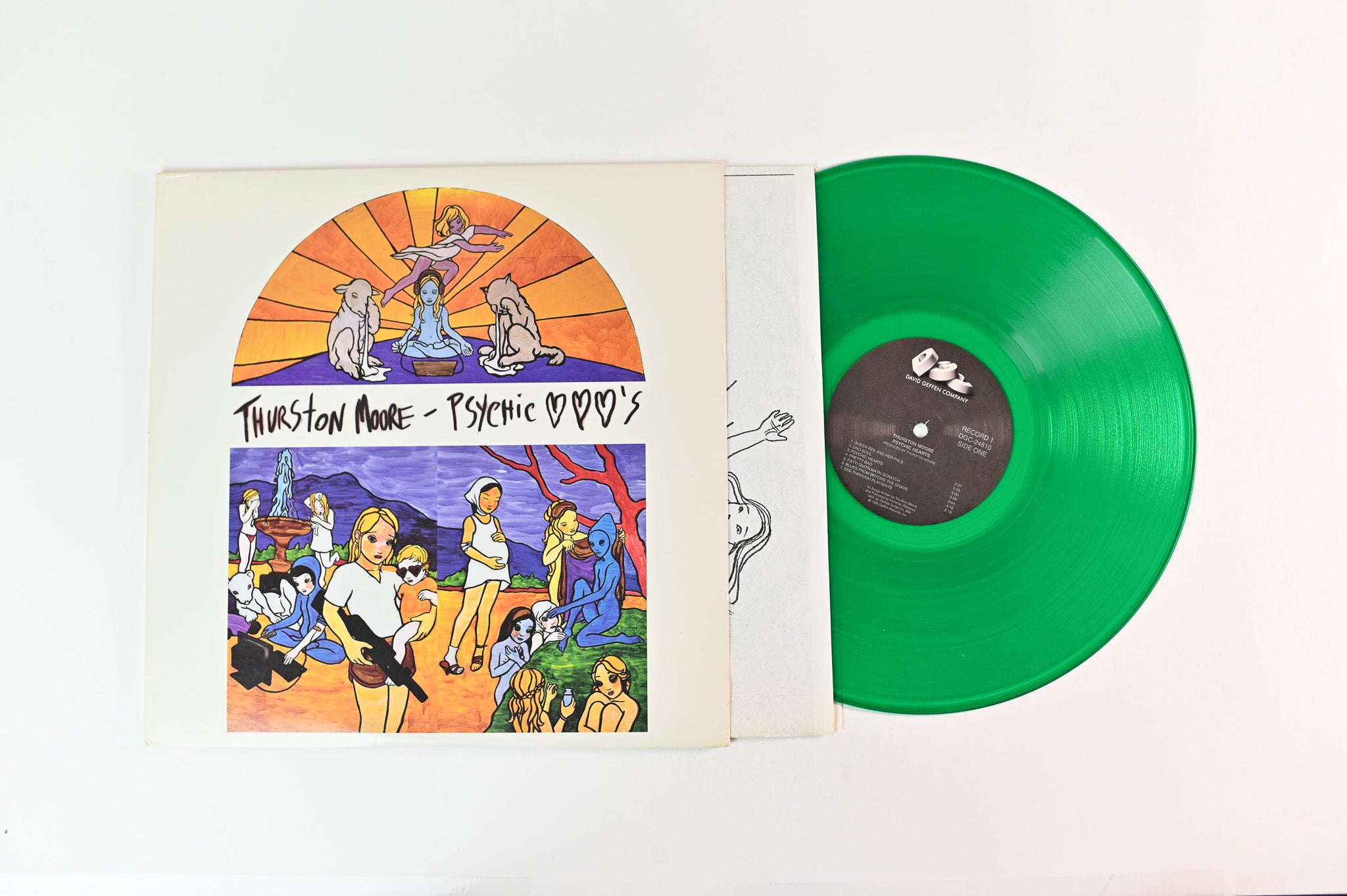 Thurston Moore - Psychic Hearts on DGC Green / Black Vinyl