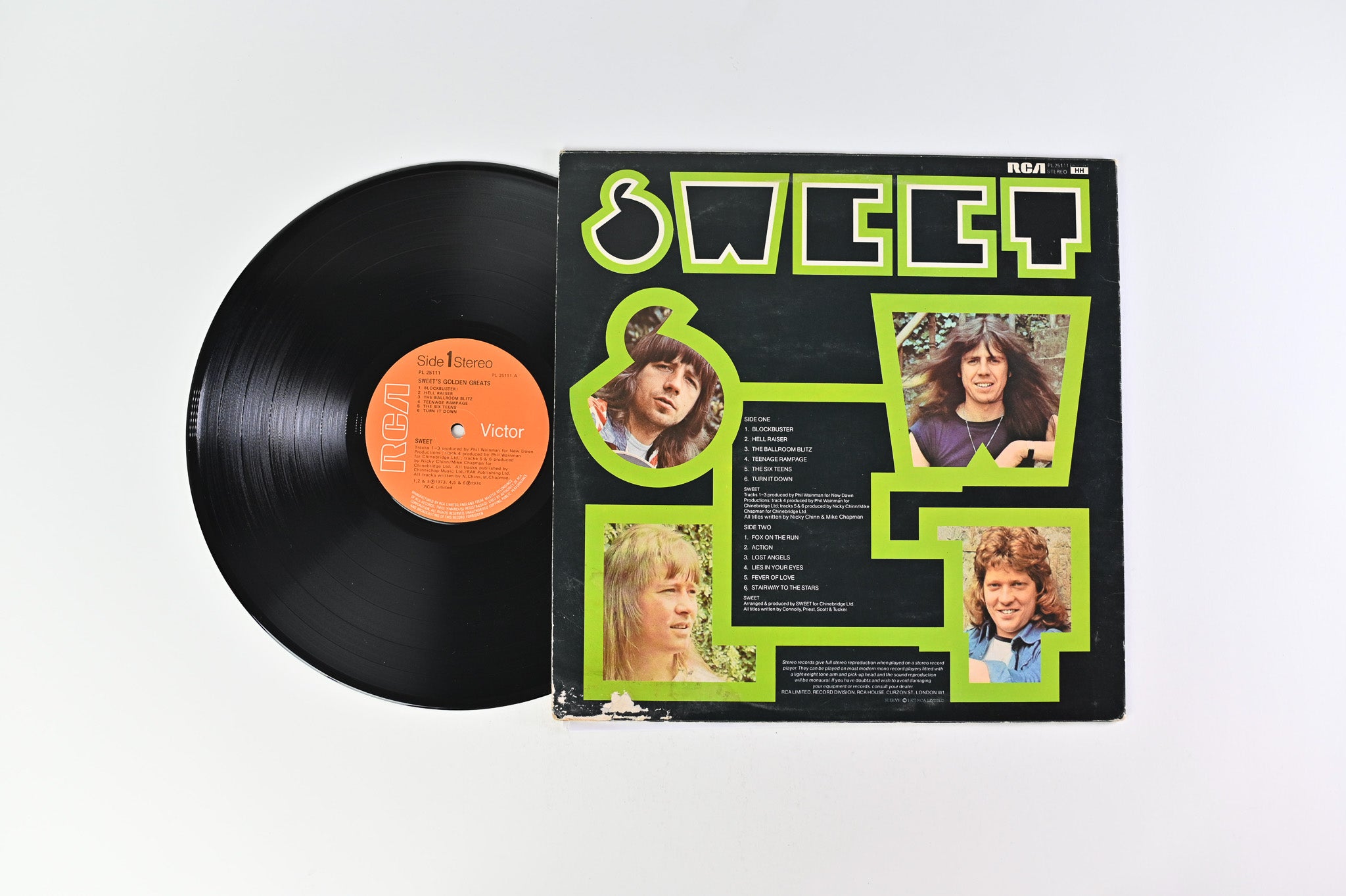 The Sweet - Sweet's Golden Greats on RCA UK Press