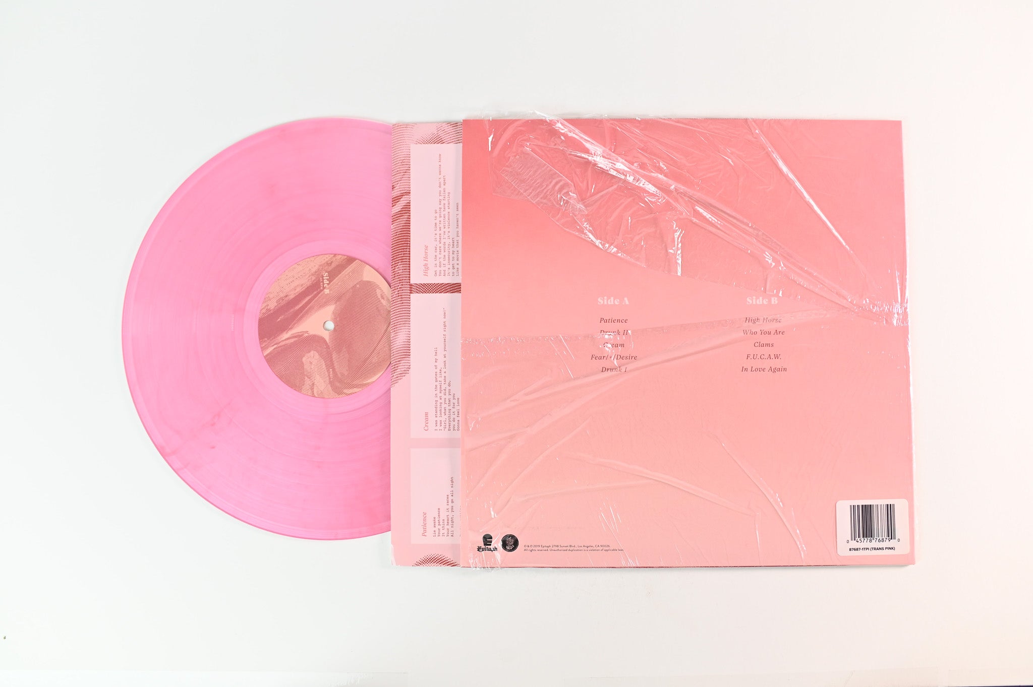 Mannequin Pussy - Patience on Epitaph Ltd Pink Translucent