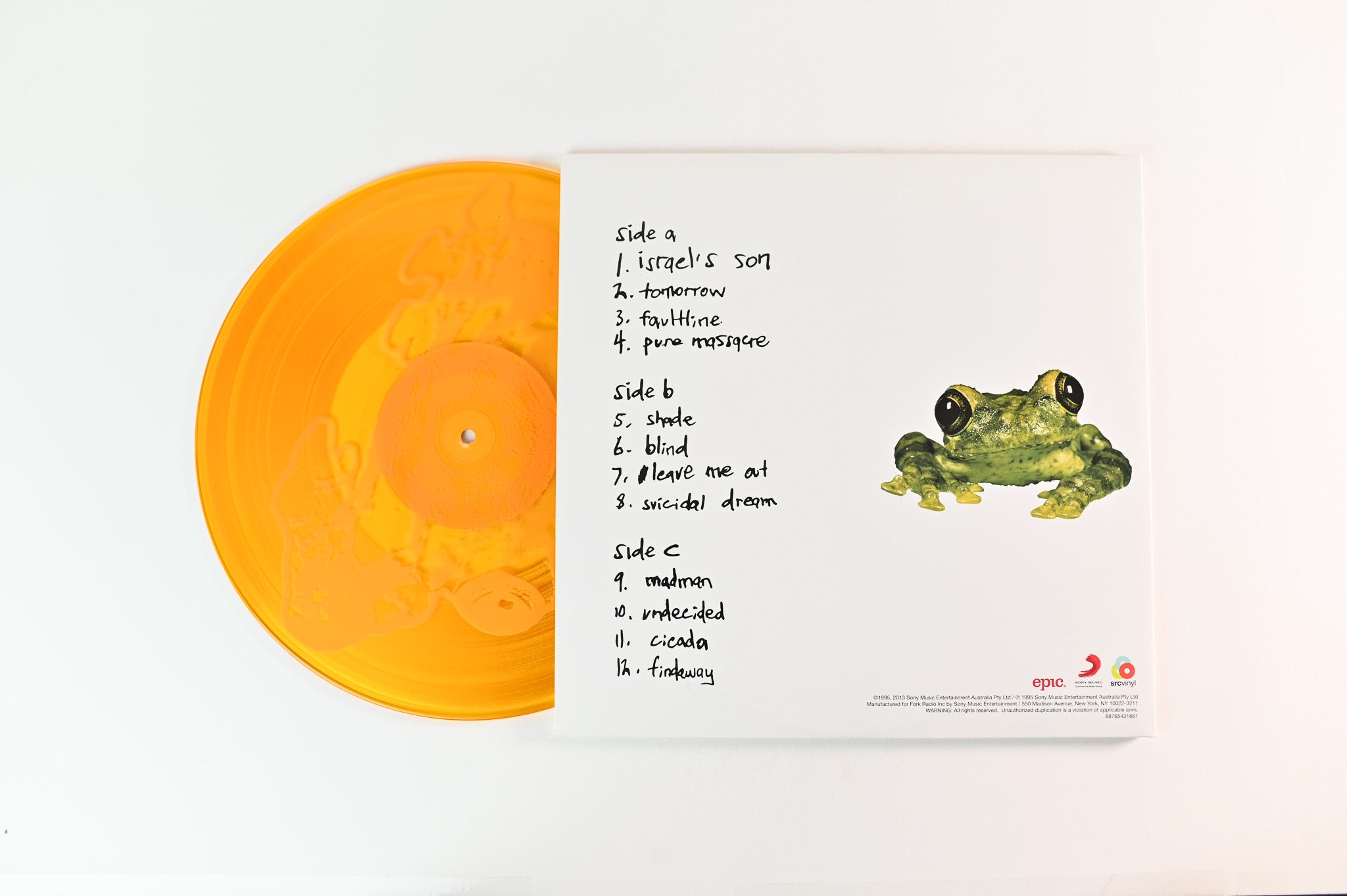Silverchair - Frogstomp on Sony Music Ltd Golden Yellow Reissue