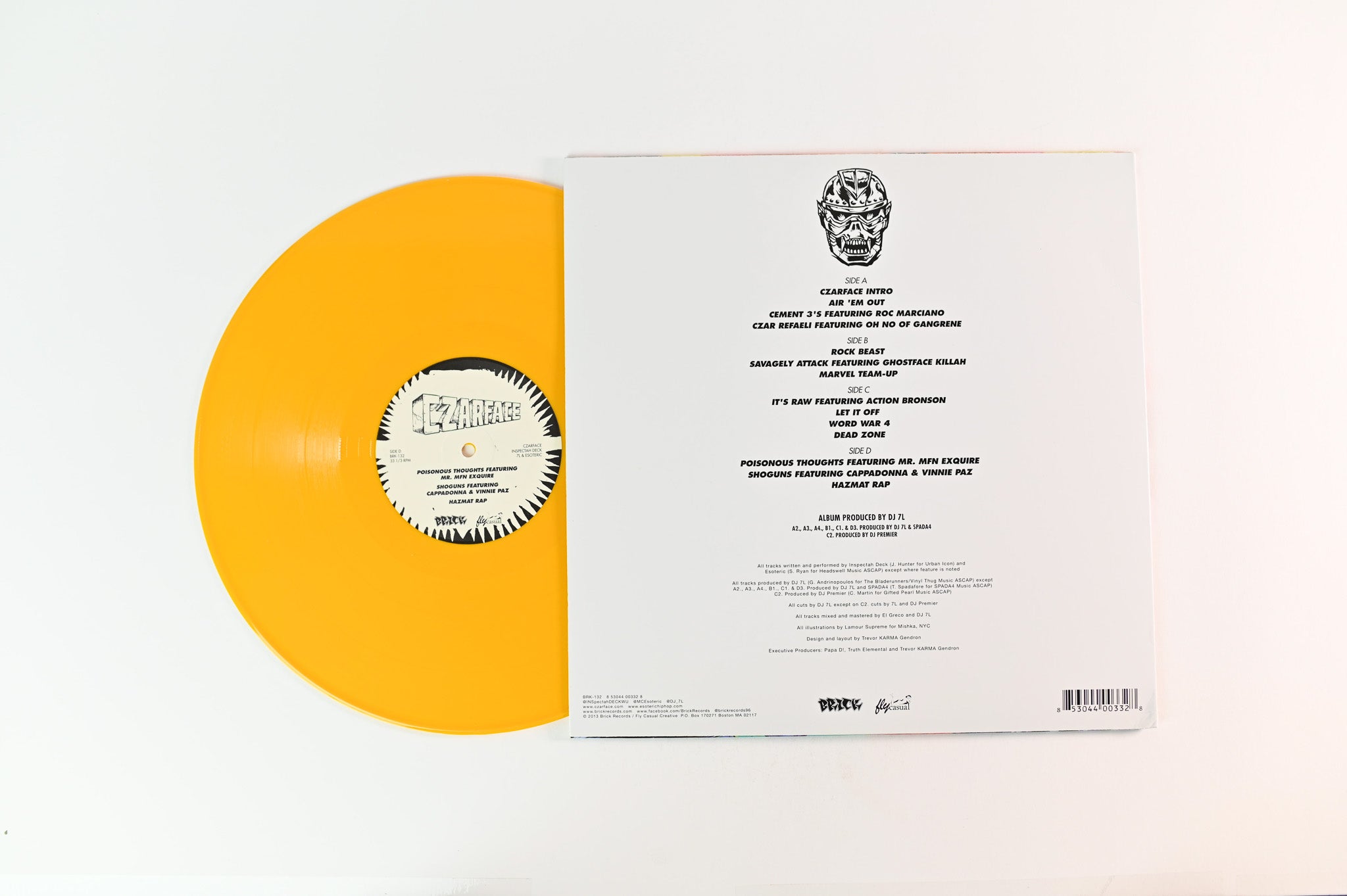Czarface - Czarface on Brick Records Ltd Yellow Opaque Reissue
